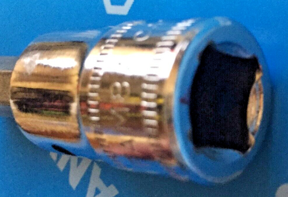 Snap On FAM8A Metric 8mm CR Hex Bit Socket 3/8″dr 2″L 1983 Canada Good 8.5/10L
