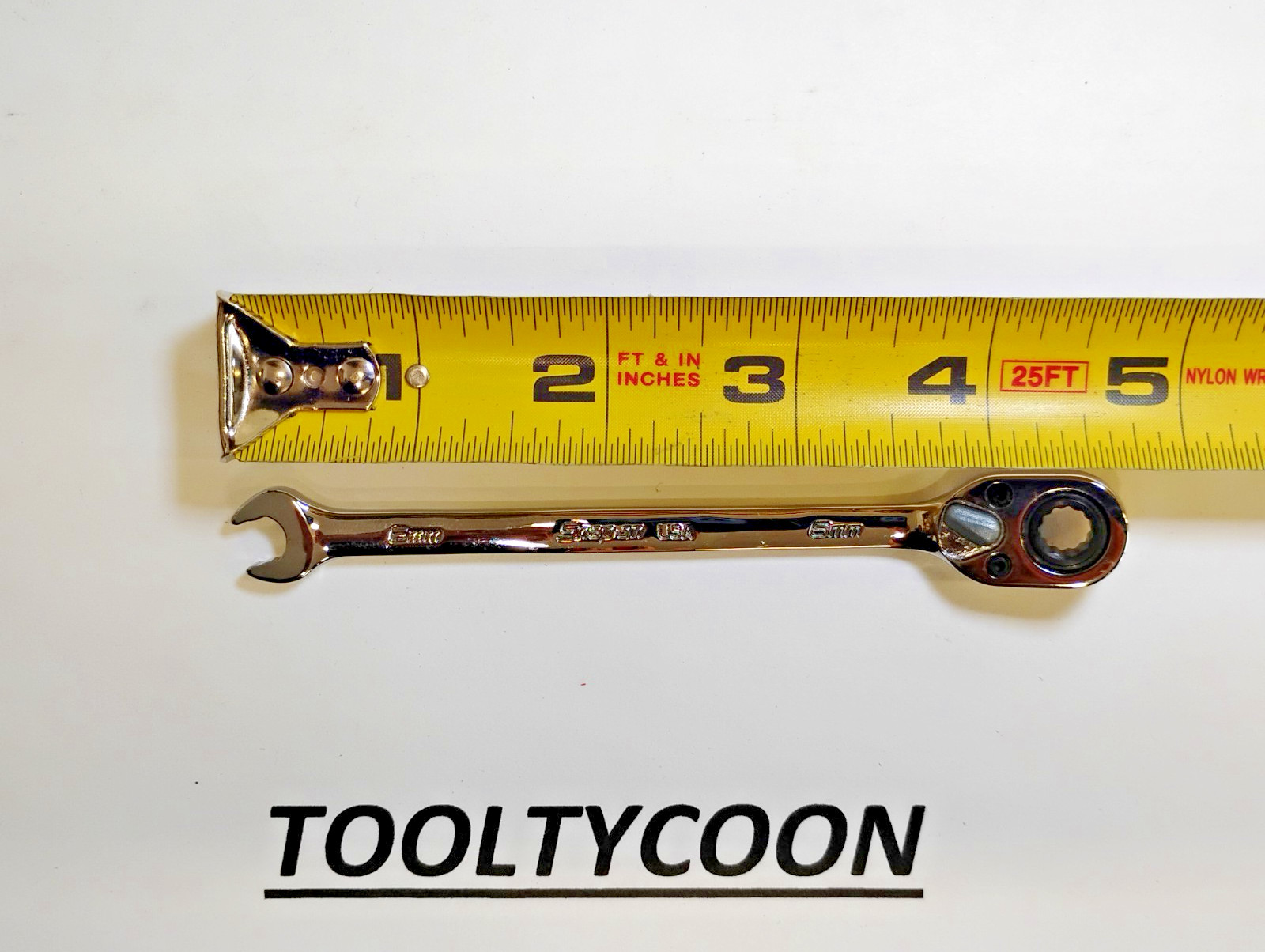 Snap-on Tools USA NEW 6mm Metric Reversible Ratcheting Wrench SOXRRM6A