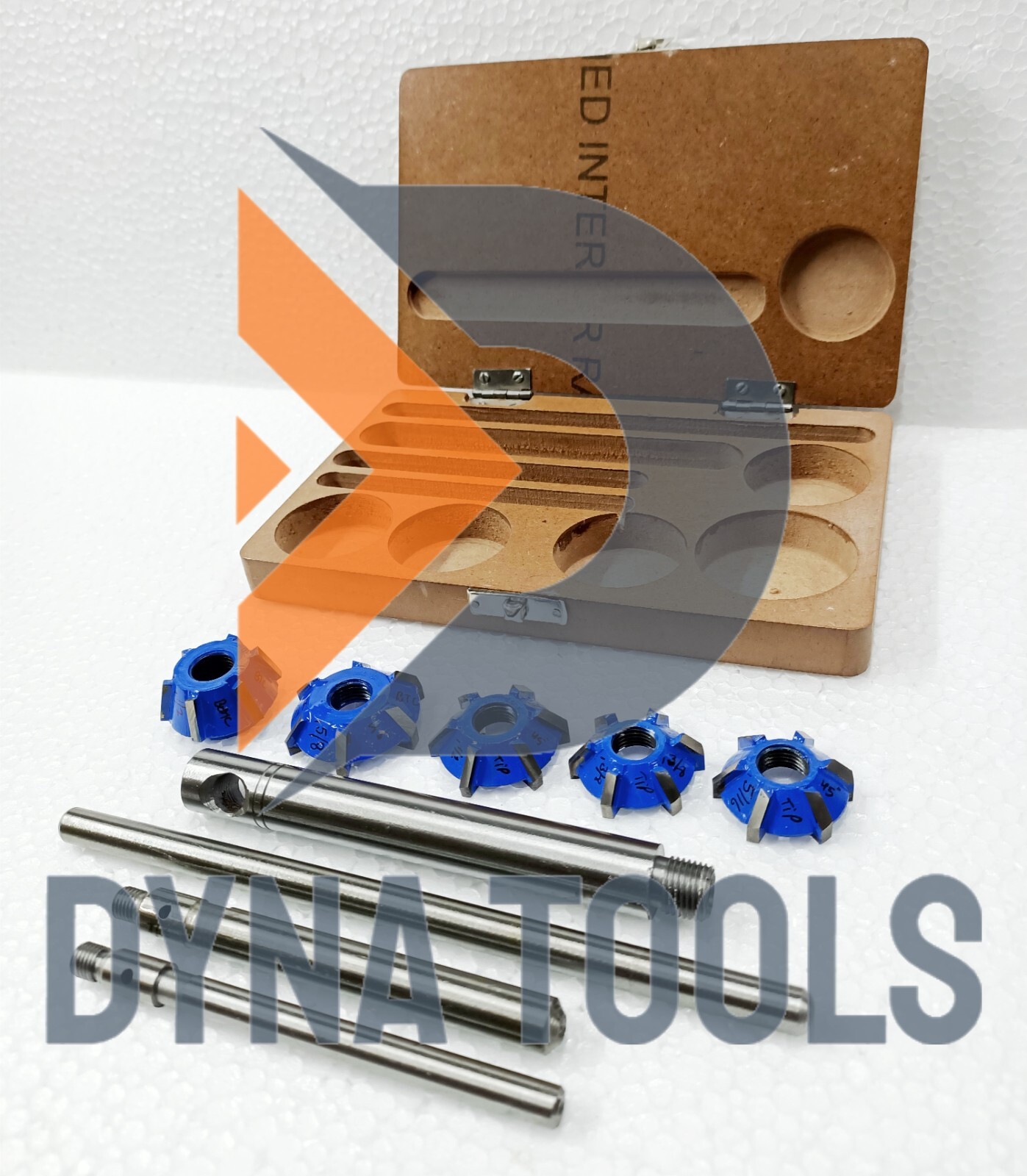 Carbide Tipped Valve Seat Face Cutter Set Of 5 Pcs Kit Pieces Cutters Tip