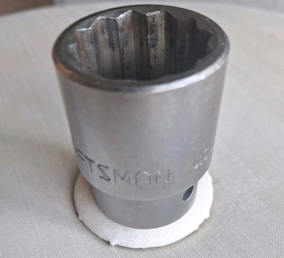 Craftsman 1-3/16″ Shallow Socket 3/4″ Drive 12 Point G Series 47776 Made in USA
