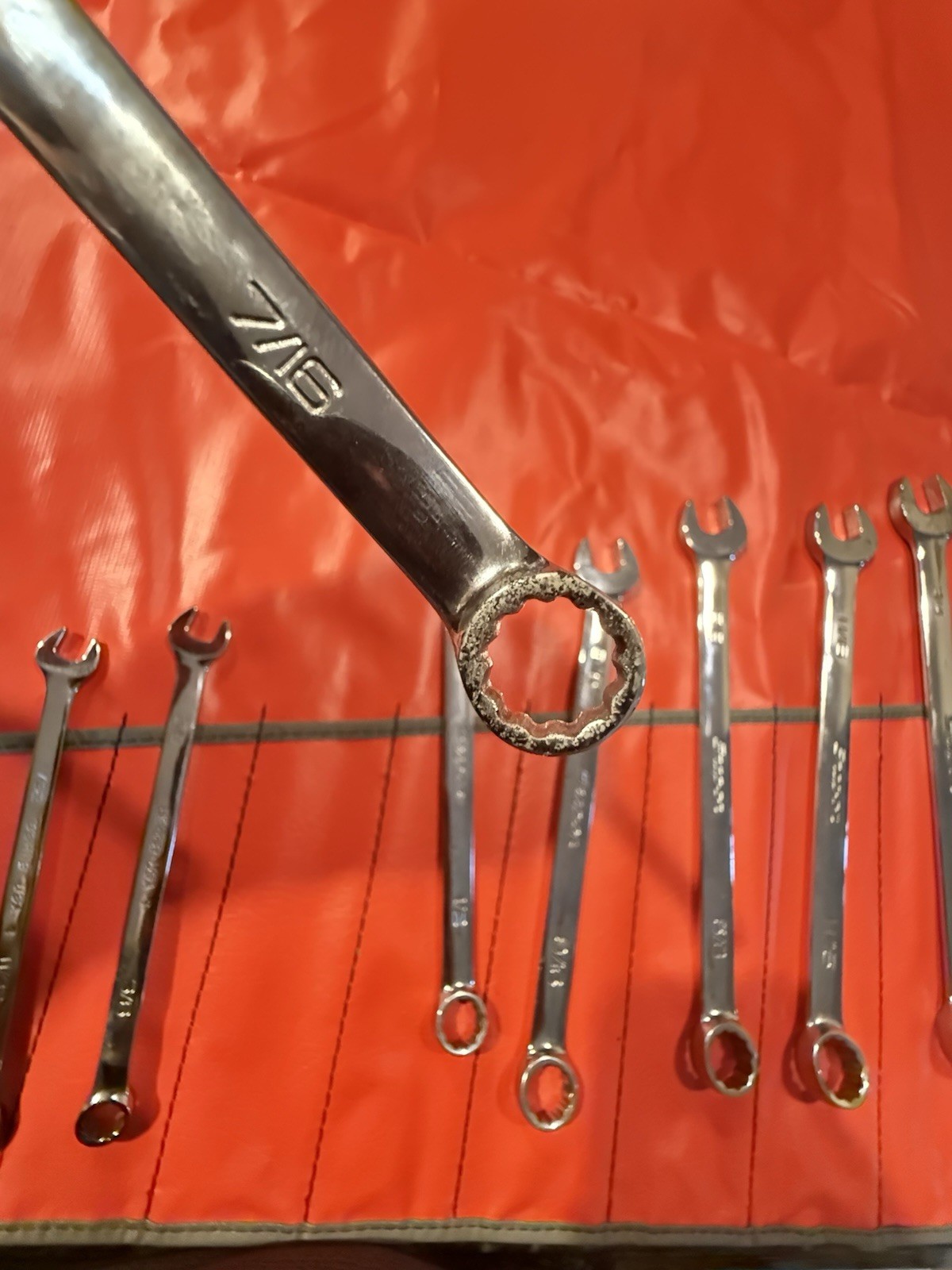 ULGY NOS Snap On 14 Pc OEX SAE Combo Wrench 12 Pt. Set C-141B Date Code 1997 USA