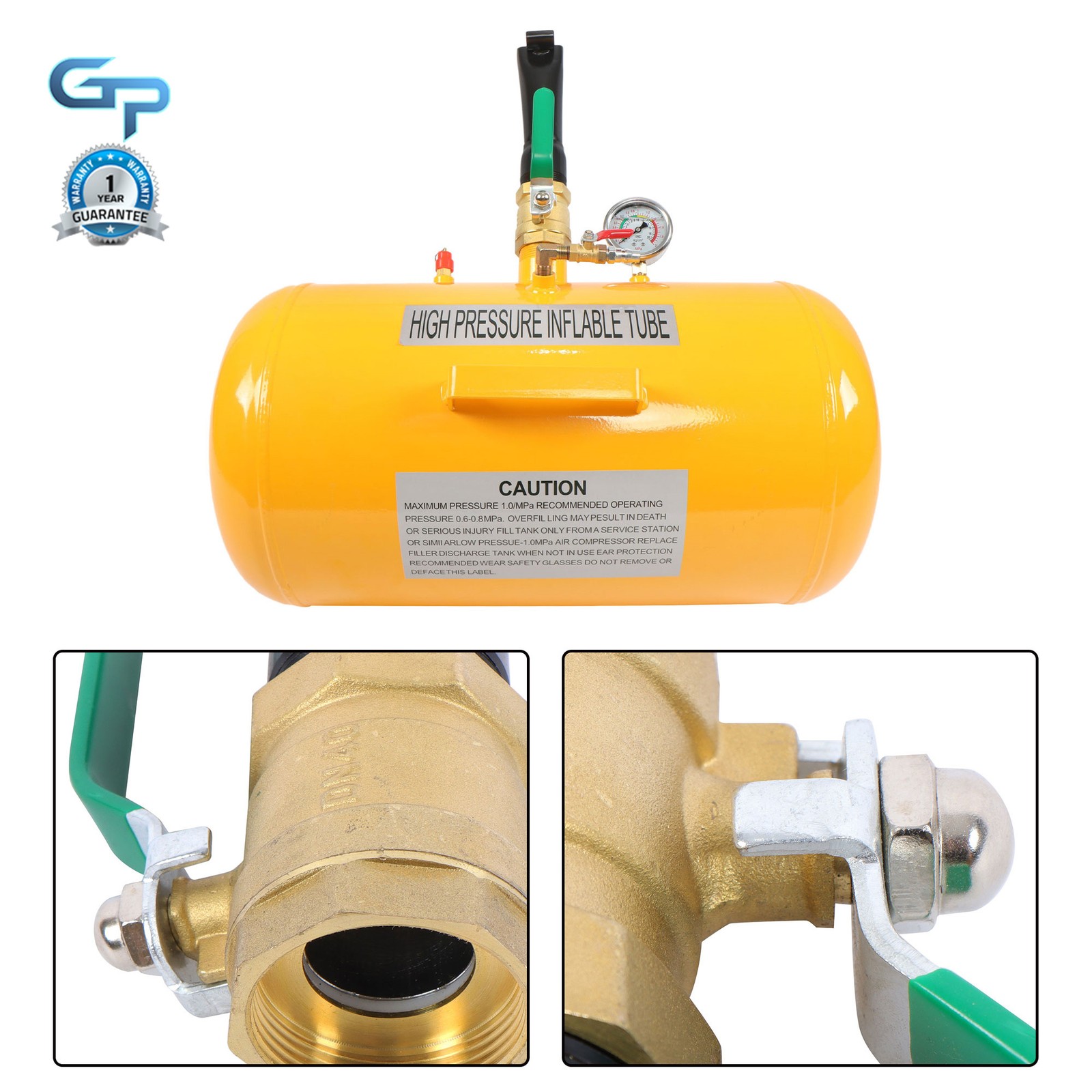 10 Gallon 145PSI Air Tire Bead Seater Blaster Tool tire Seating Inflator Truck