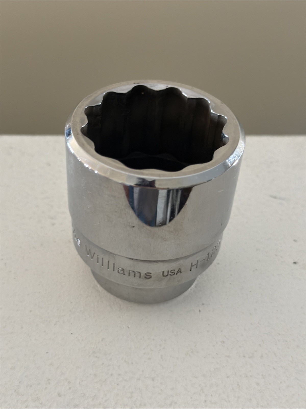 New Surplus Williams H1254 3/4” Drive 1-11/16” 12 – Point Shallow Socket