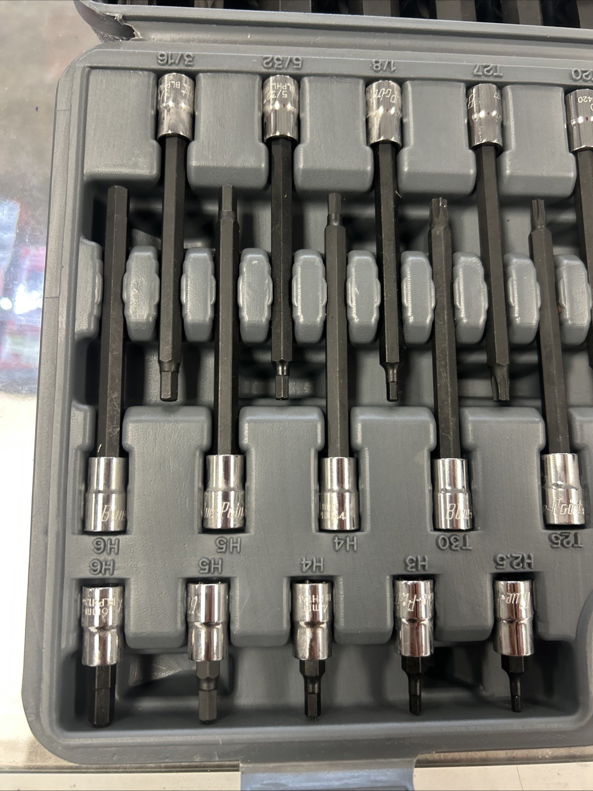 Blue-Point BLPTHC87 87 Pc Torx & Hex Bit Socket Set SAE/Metric Complete