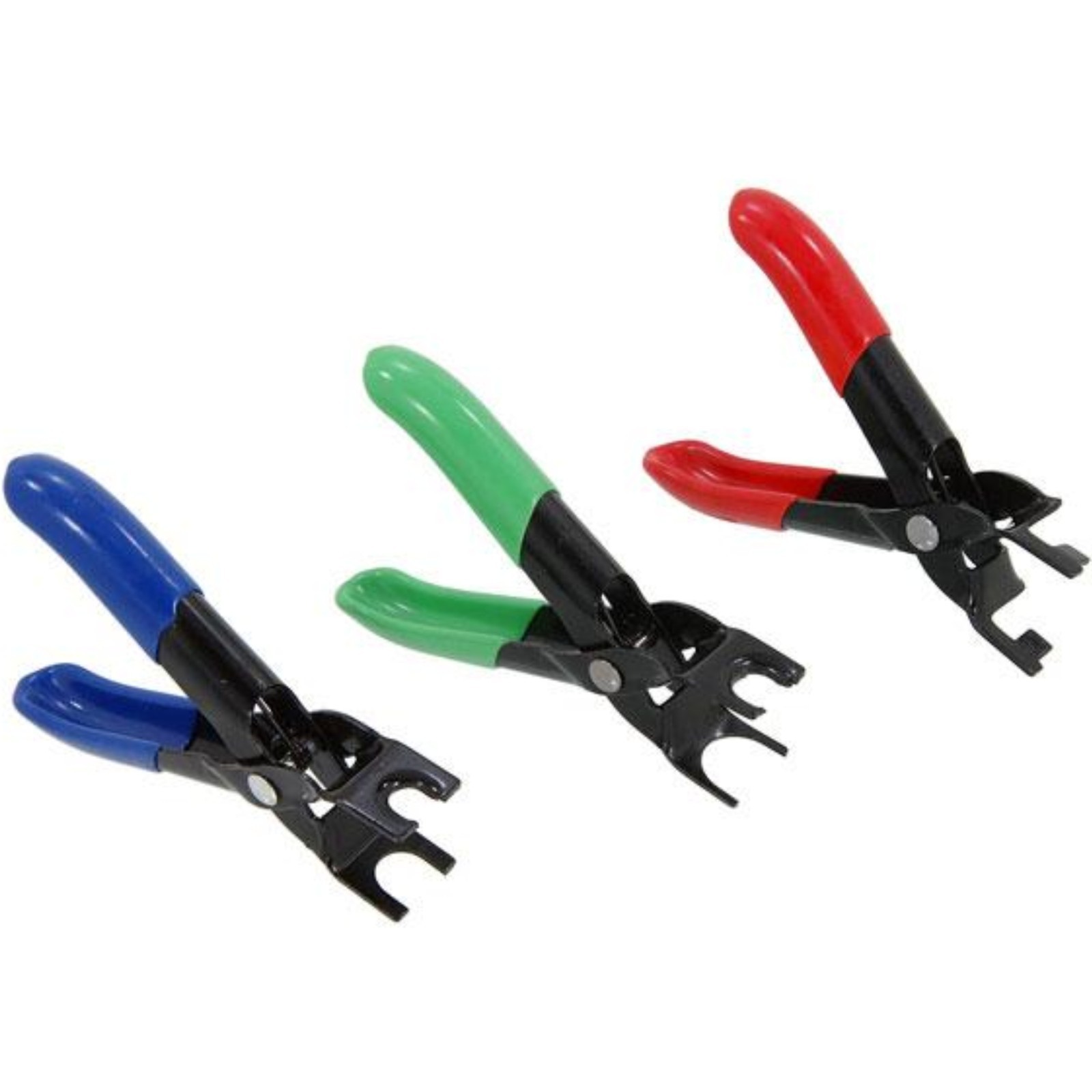 3pc CAR FUEL LINE DISCONNECTION PLIER SET – PETROL / DIESEL PIPE REMOVAL TOOLS