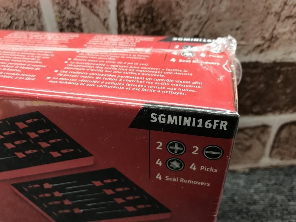 Snap-on SGMINI16FR Instinct RED Soft Handled 16pc Mini Screwdriver Set [Unused]