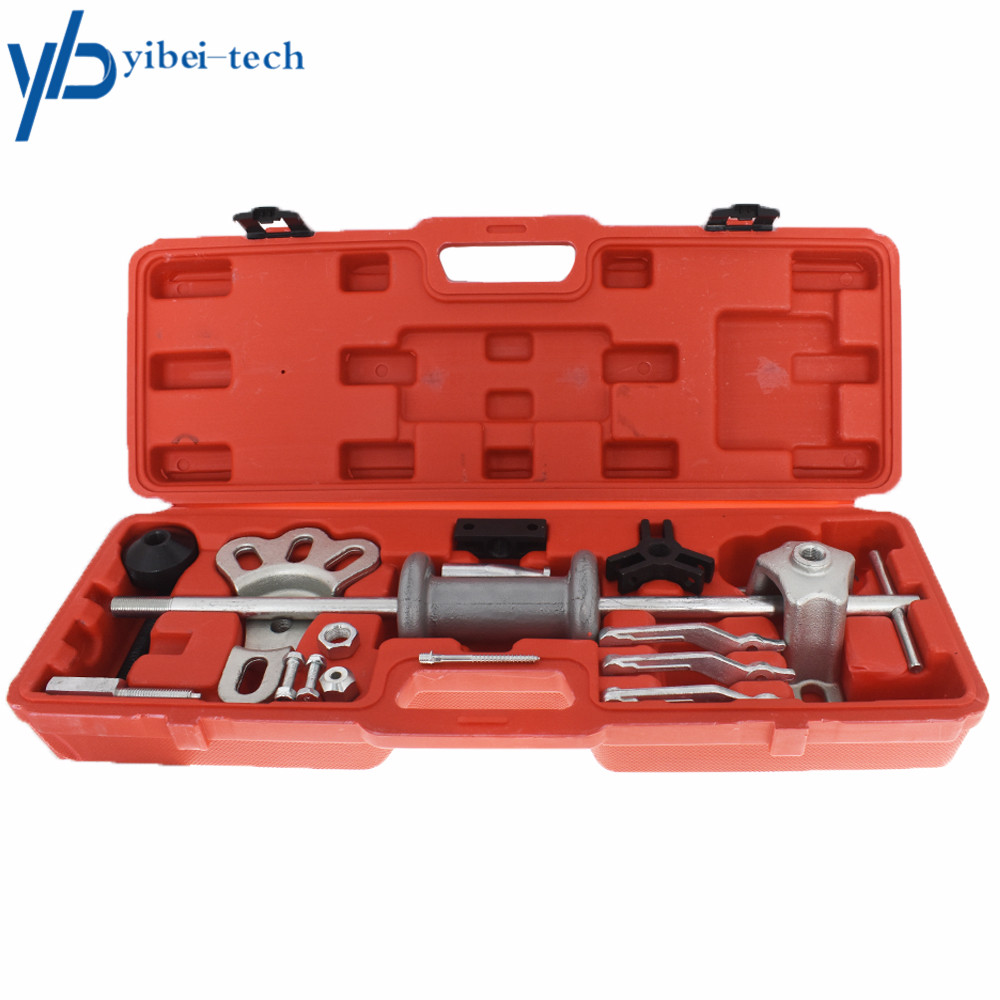 Slide Hammer Dent Puller Tool Kit Wrench Adapter Axle Bearing Hub Auto Set
