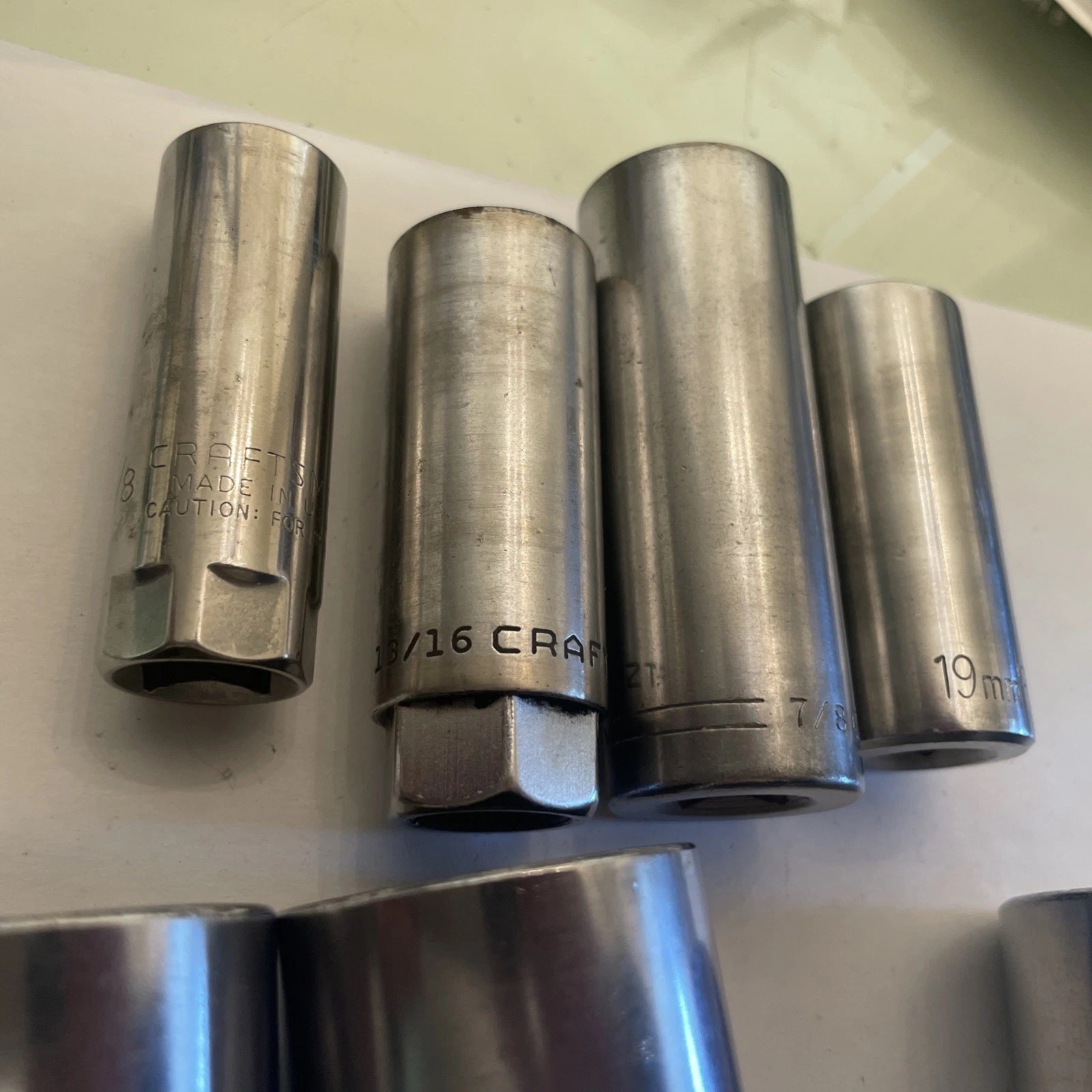 1/2 Drive Sockets Craftsman Williams & Bonney Deep Well Metric and Standard Lot