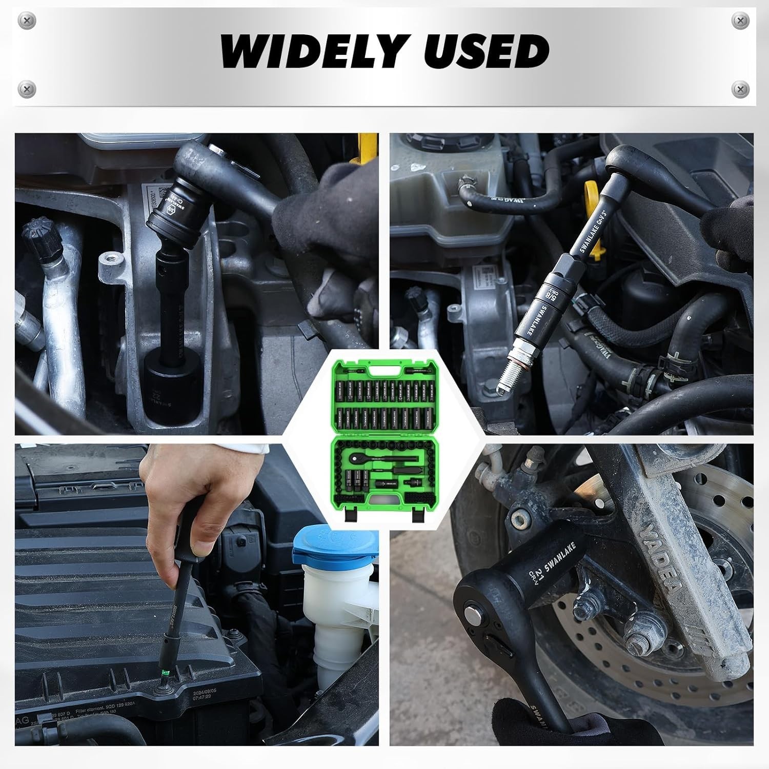 Professional 105-Piece Socket Wrench Set – Mechanic Tool