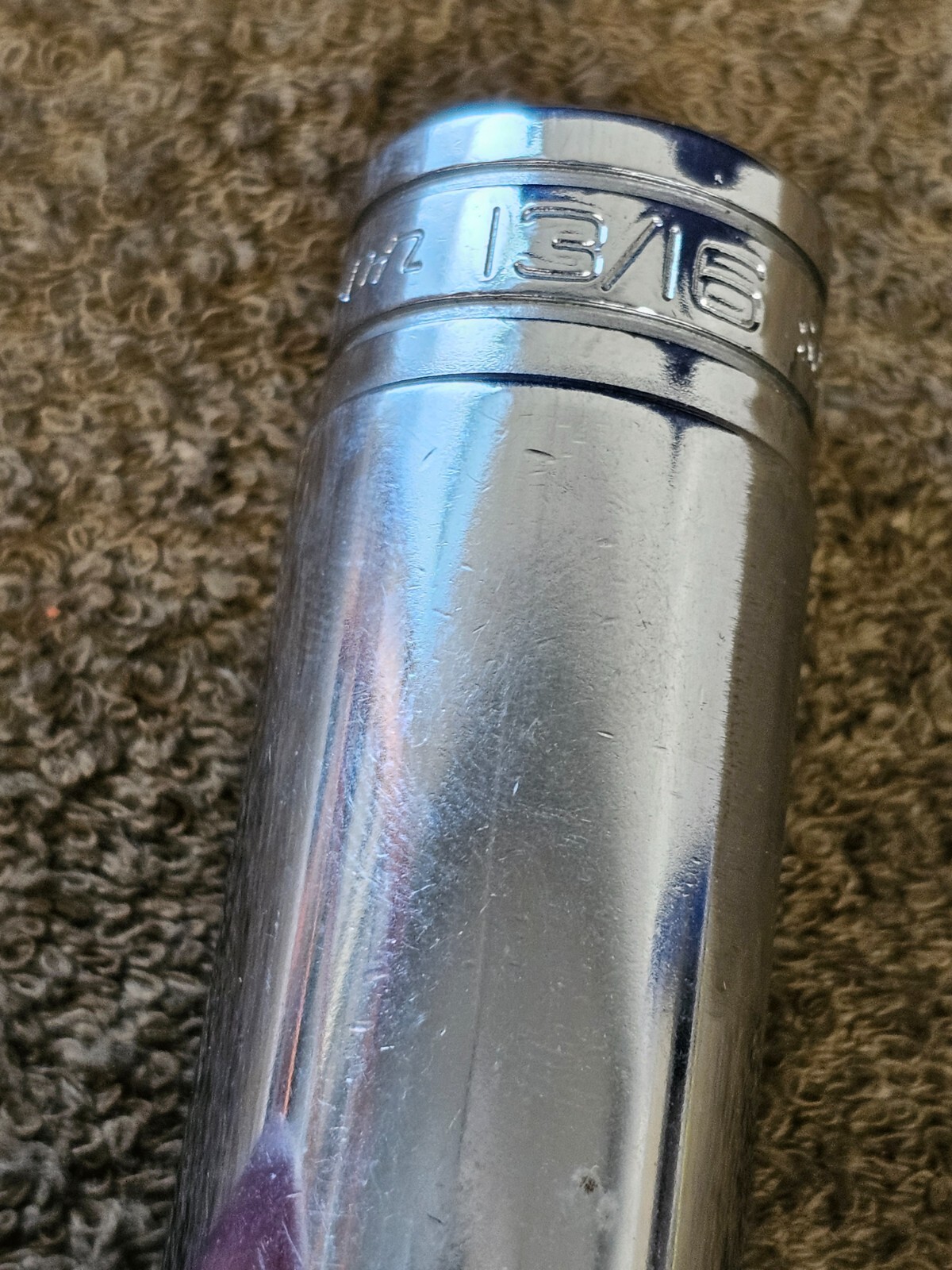 Snap On S261 13/16″ Socket 1/2″ Drive 12 Point SAE USA Deep Well Spark Plug