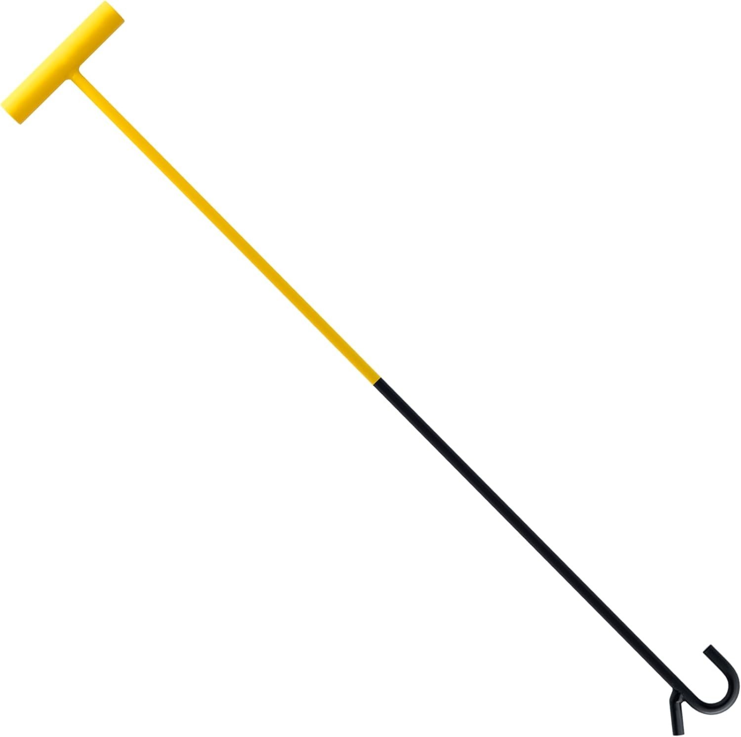 5th Wheel Puller, 32″ Solid Steel Chrome Plated, Heavy Duty Hook