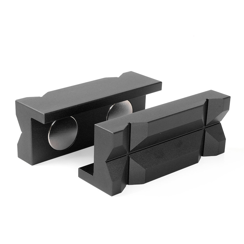 1 Pair Aluminum Vise Jaws fits for Holding an Fitting Adapter Length 101mm 4″