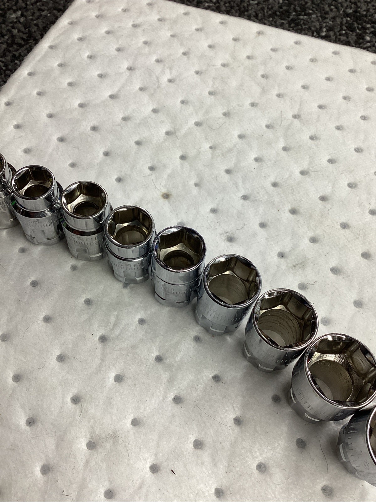 Craftsman 3/8 Inch Drive Max Axess Metric Socket Set 9 Pieces 10mm – 19mm