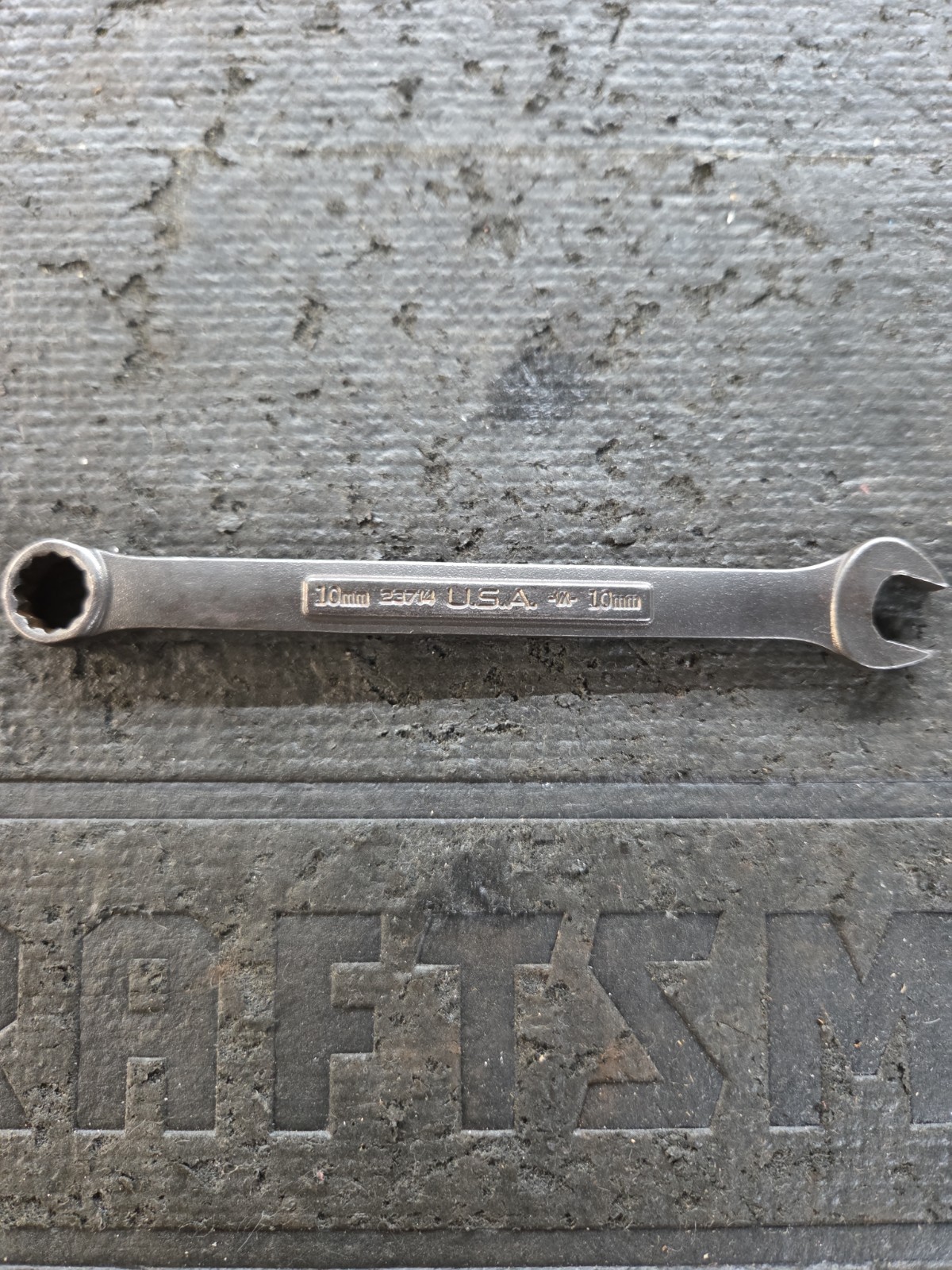 Craftsman Industrial 10mm 23714 Black Oxide Combination Wrench Usa