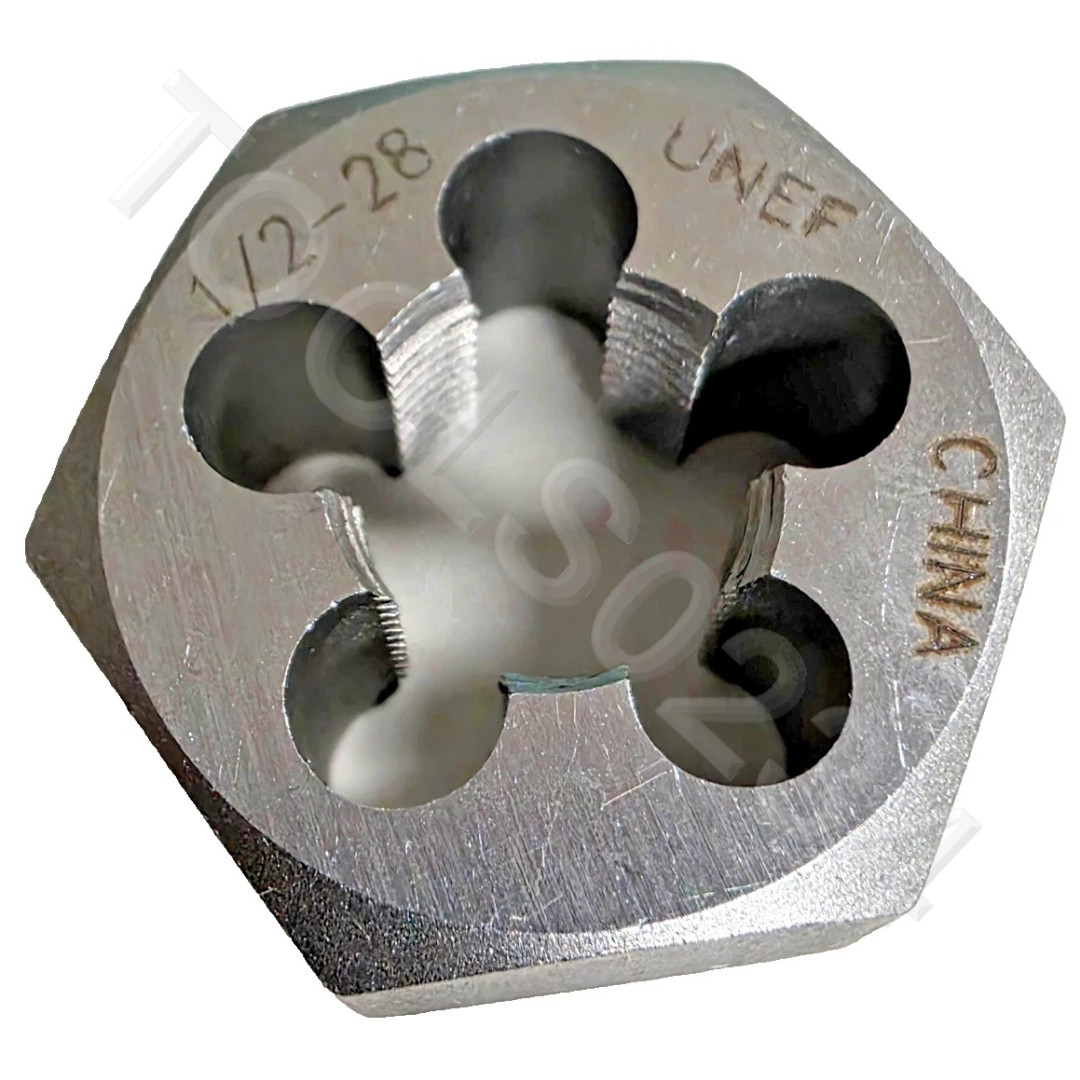 1/2-28 X 1-1/16″ Hex UNEF Die Rethreading Gunsmithing CS A1 416-03228