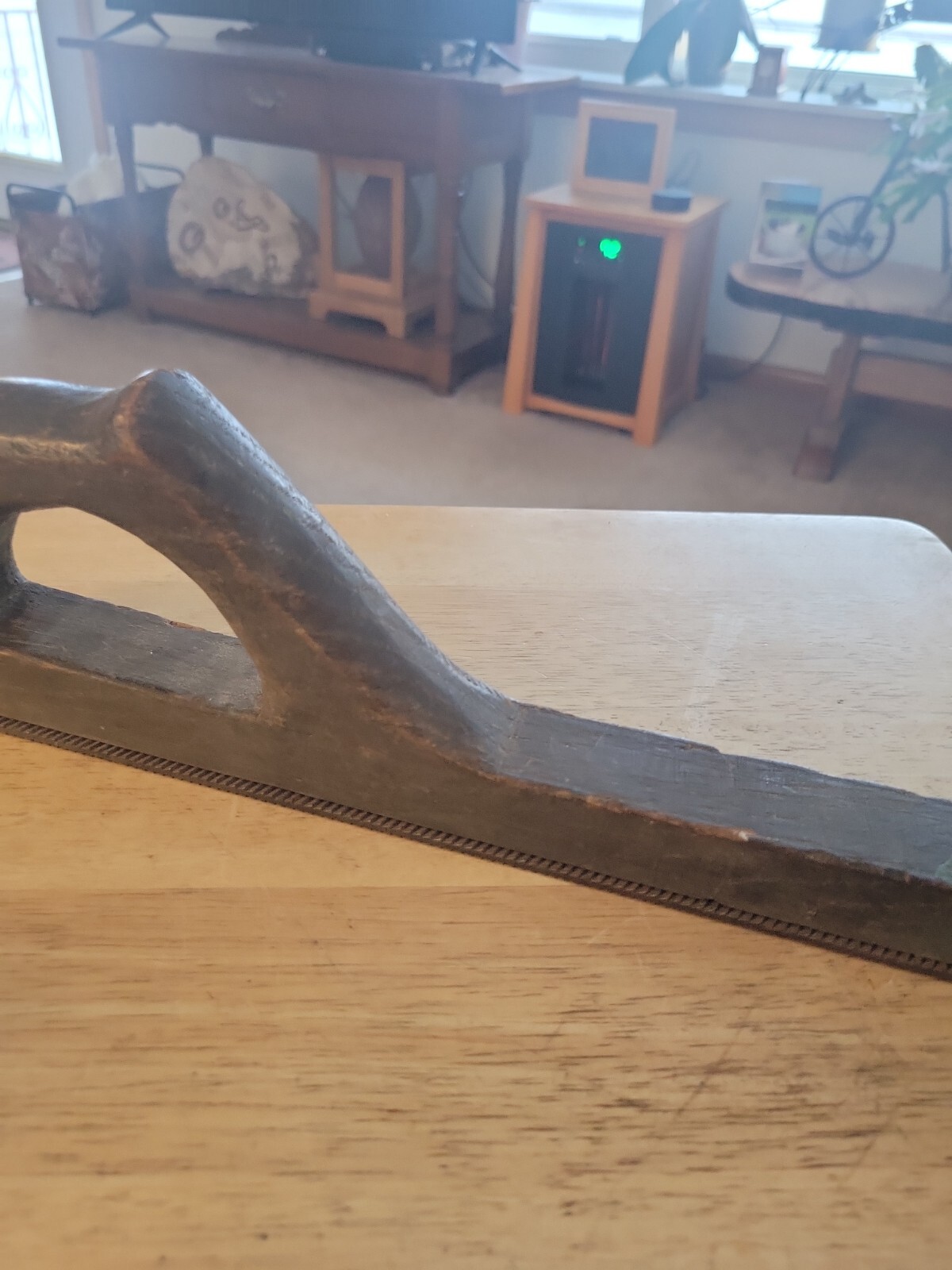 Vintage Auto Body File Rasp Wood Handle 14″ Unmarked