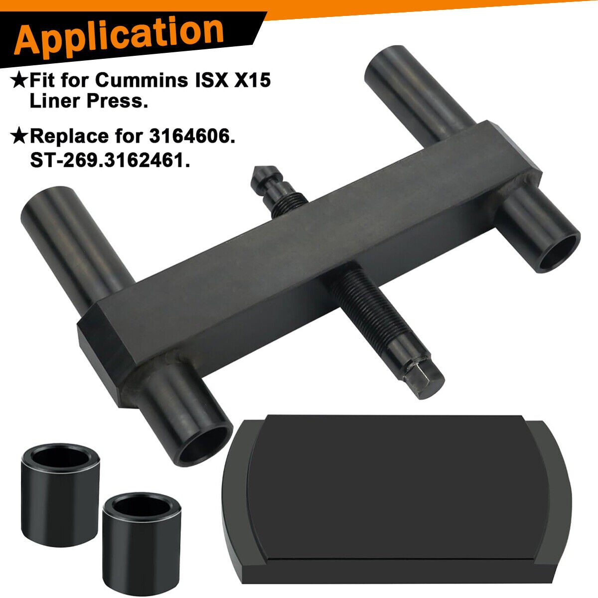 Heavy Duty Cylinder Liner Press Installer Tool for Cummins ISX X15