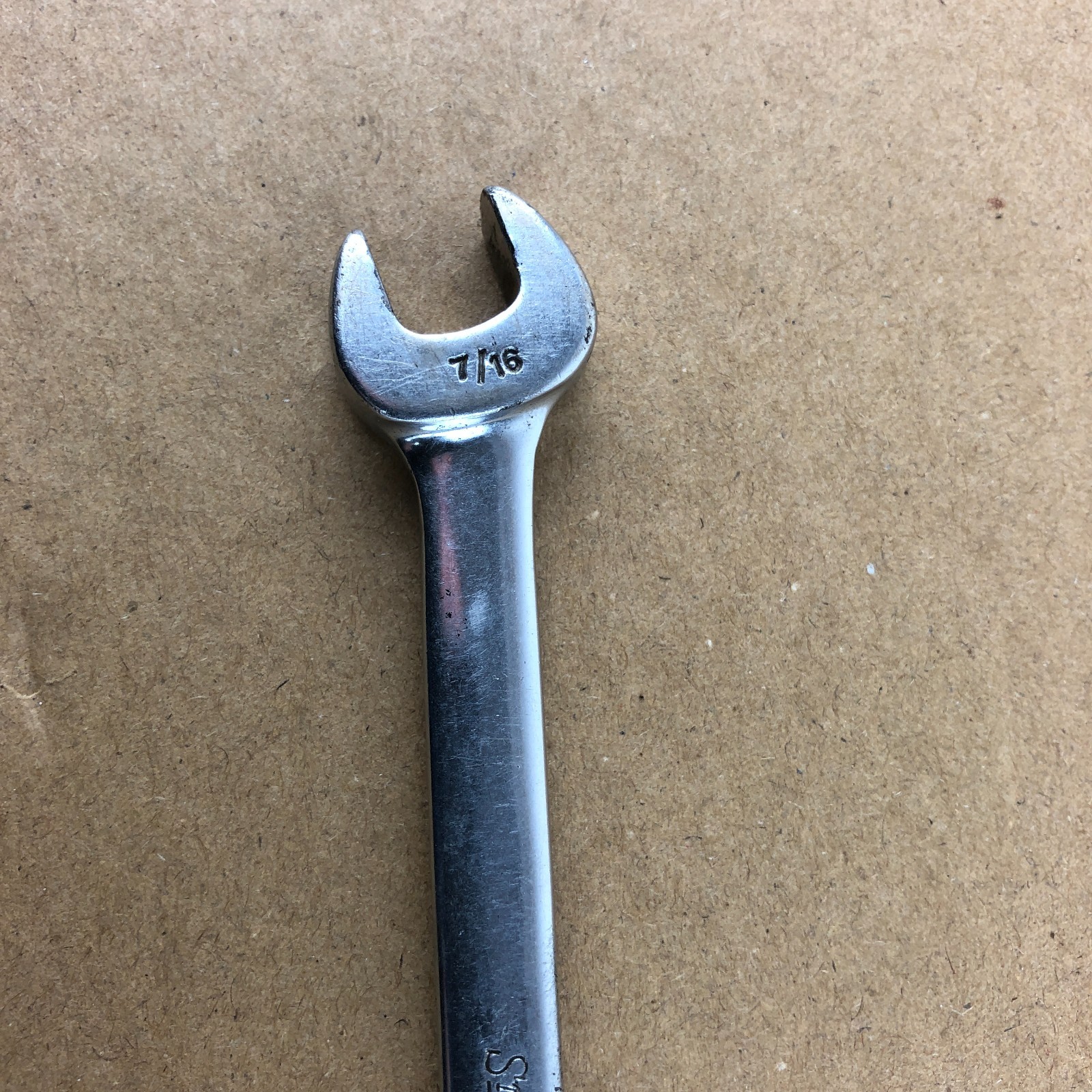 Snap-on Tools RXS14 7/16″ Flare Nut Line Wrench/Open End Combination 6 Point SAE