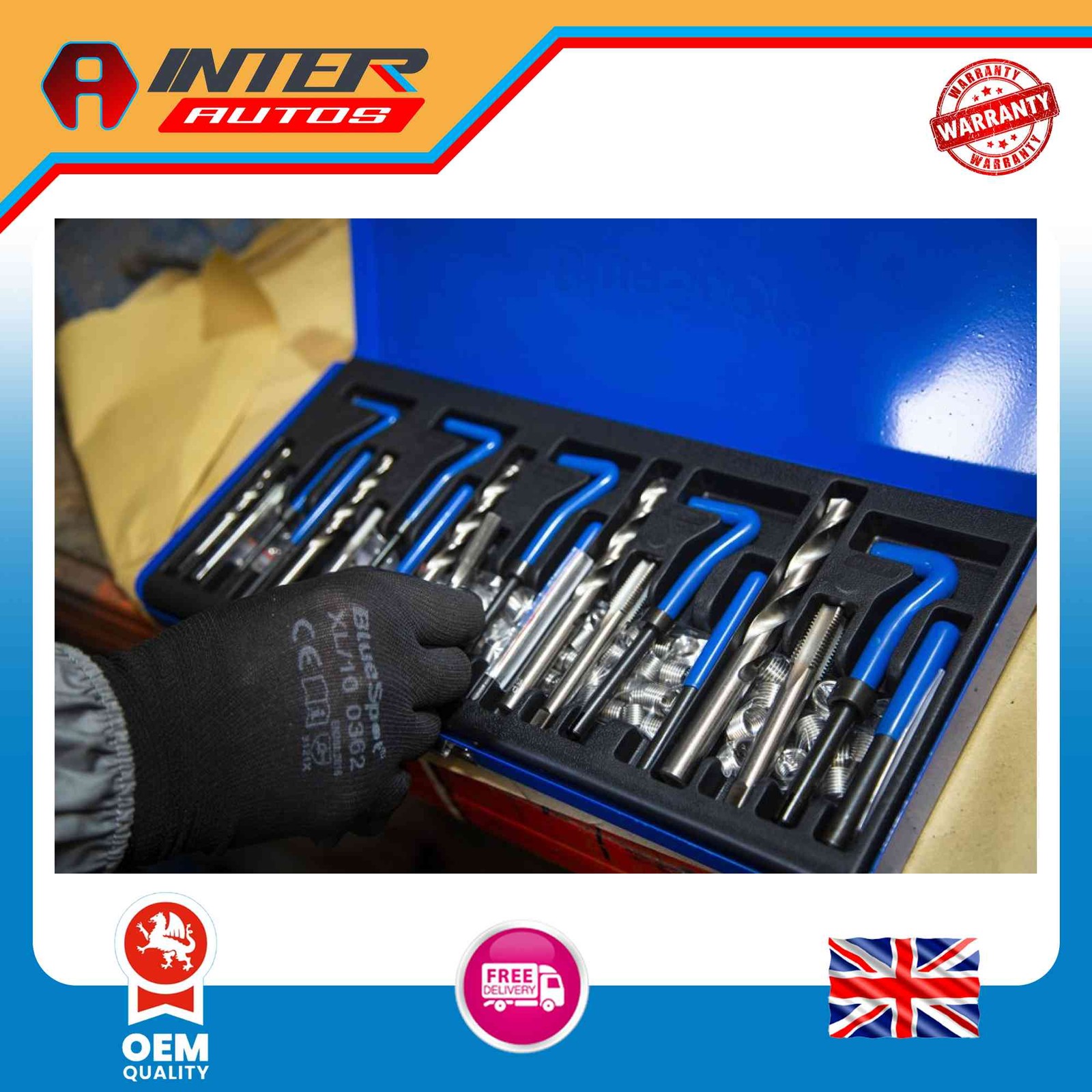 Blue Spot Tools 131 PCE Thread Repair Kit
