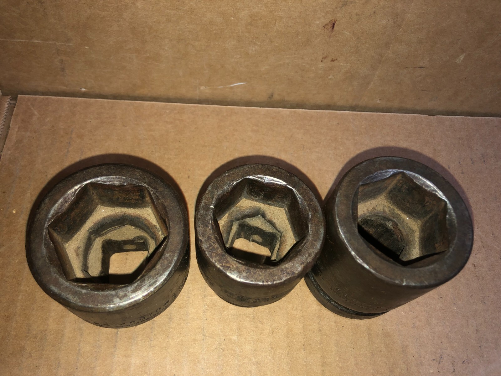 Proto 1-7/16″ 1-5/16″ 1-1/4″ Standard Impact Socket 3/4″ Drive 6 Point LOT OF 3x