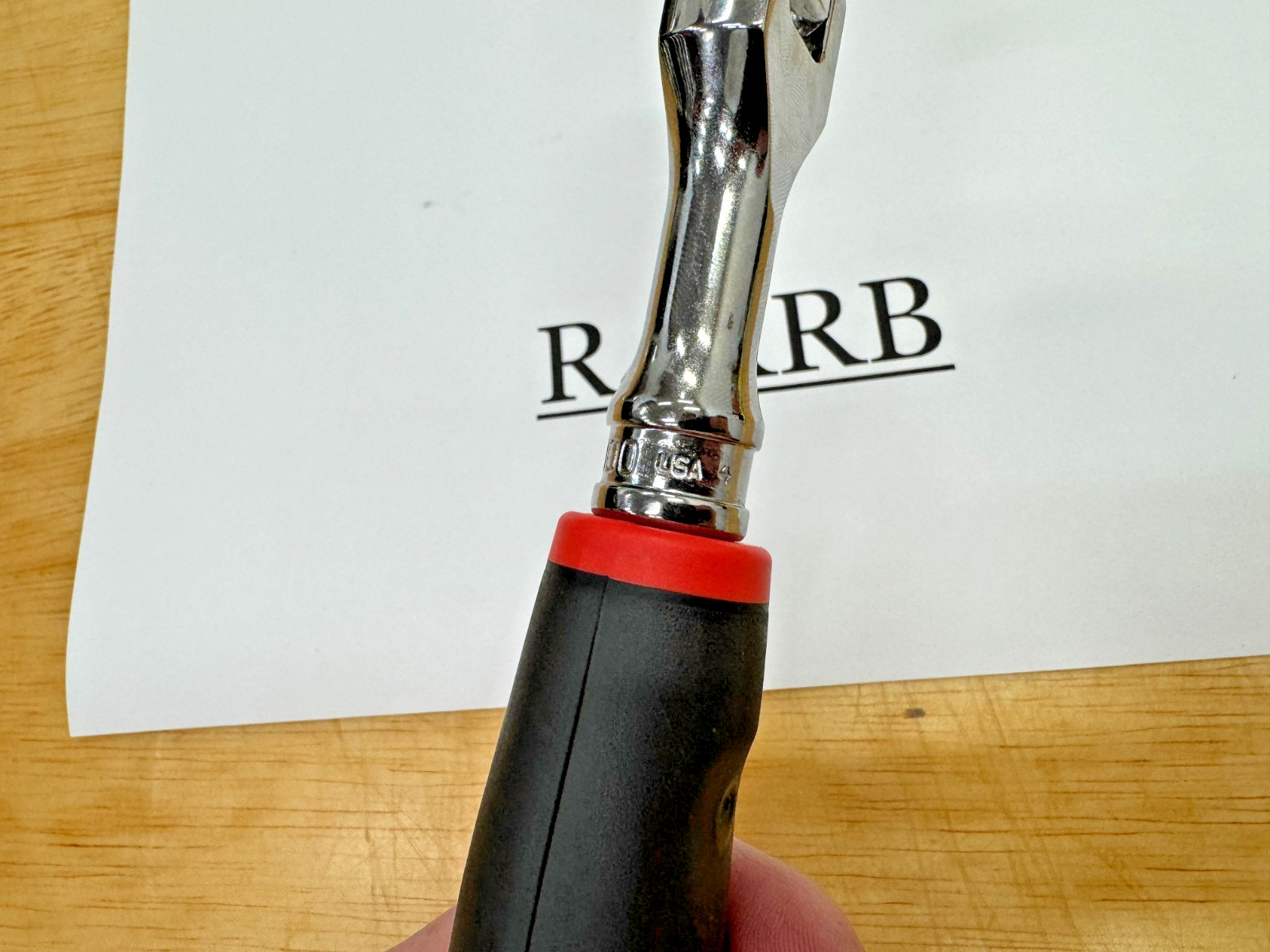 Snap-on Tools USA NEW STYLE 3/8″ Drive 100 Tooth Soft Grip Flex Ratchet FHF100
