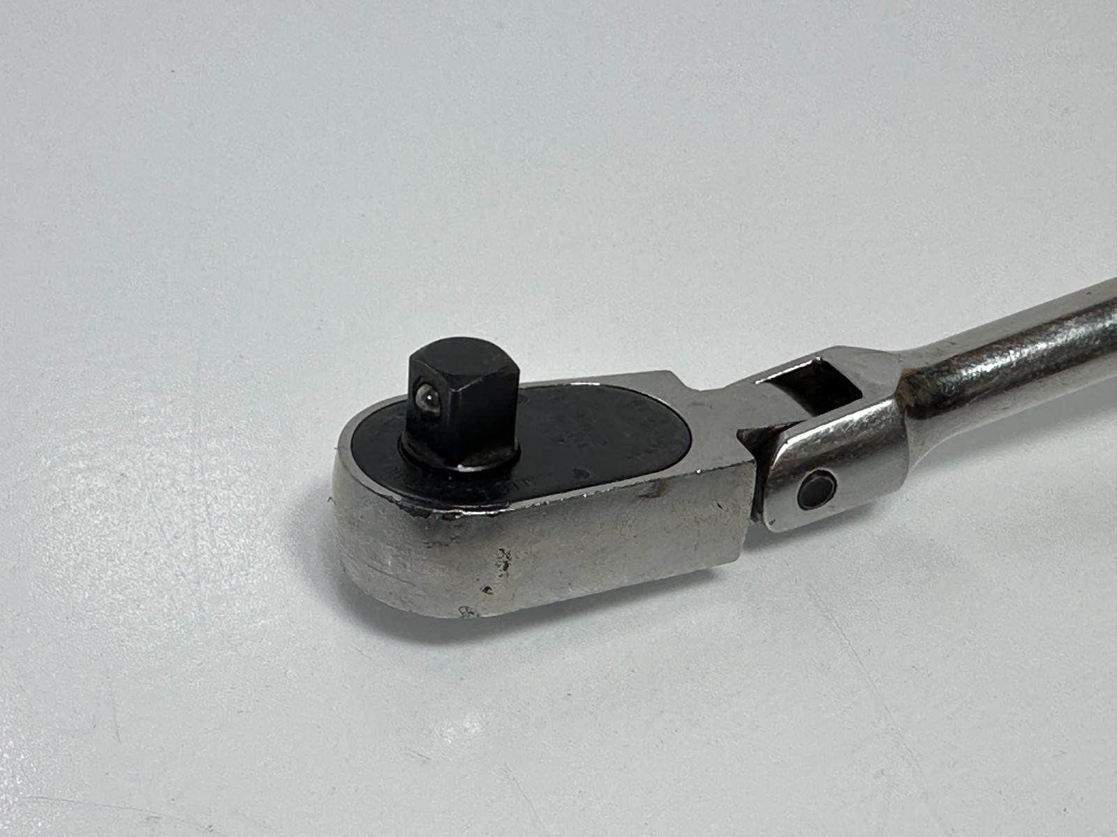 🇺🇸 Snap-on Tools USA FBF936 3/8” Drive Bent OffsetHandle Flex-Head Ratchet