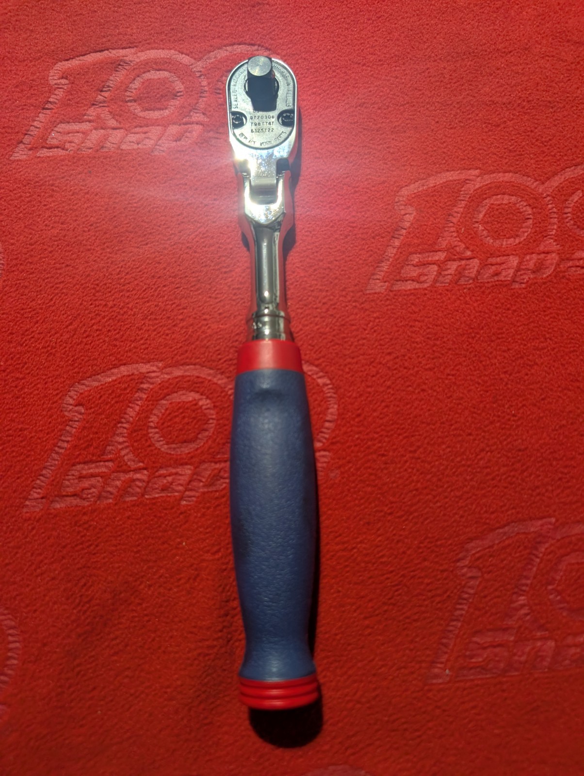 Snap-on BRAND NEW ANNIVERSARY 3/8″ Hard Grip Flex Head Ratchet FHFD80A