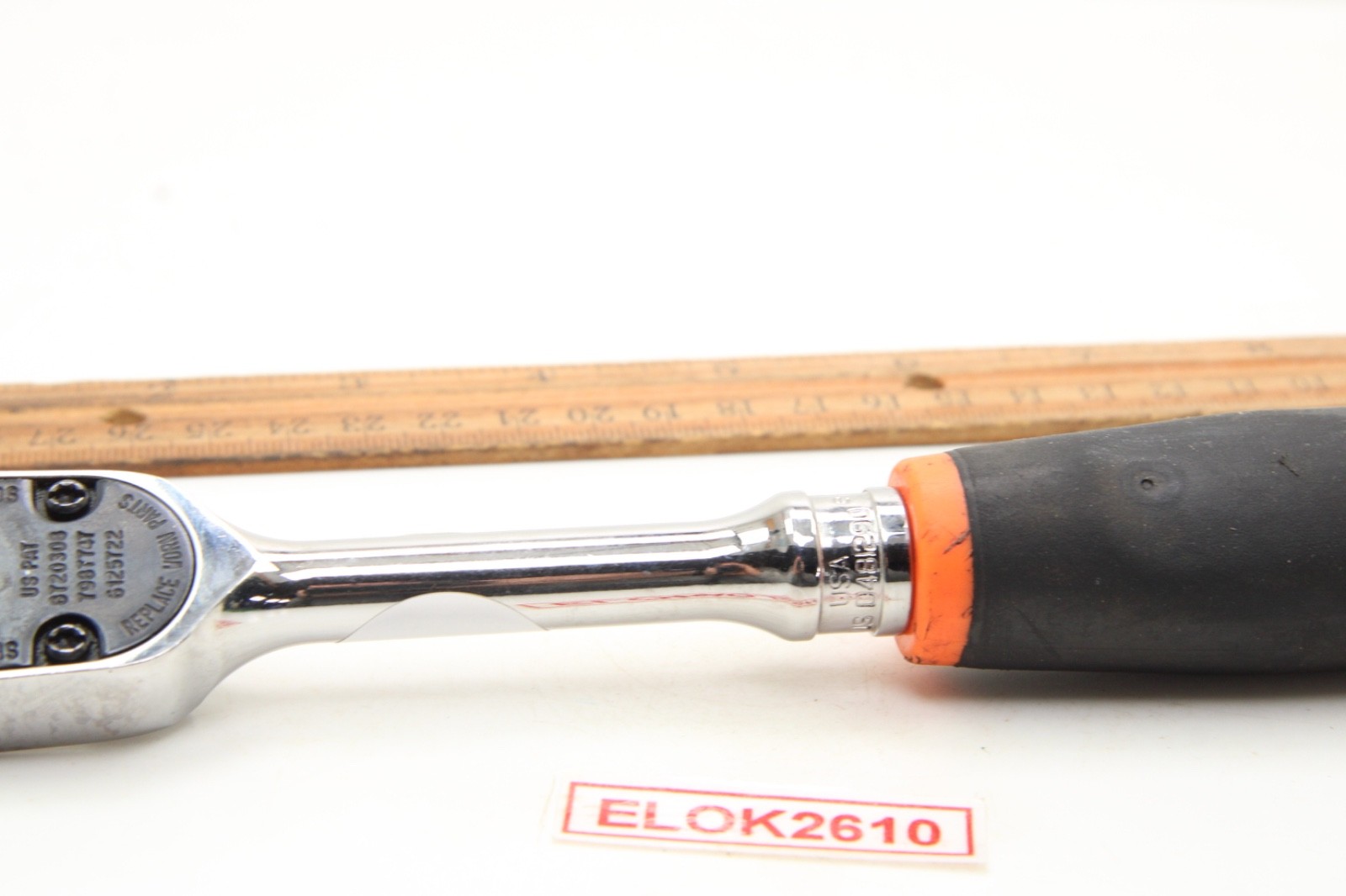 SNAP ON FHR80 3/8″ Drive Quick Release Black/Orange 80 Tooth Ratchet USA