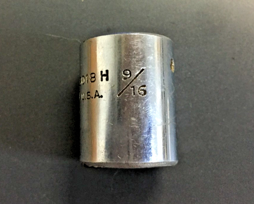 P&C, 9/16″ SOCKET, 3018 H, 6 POINT, 3/8″ DRIVE, USA Proto Challenger