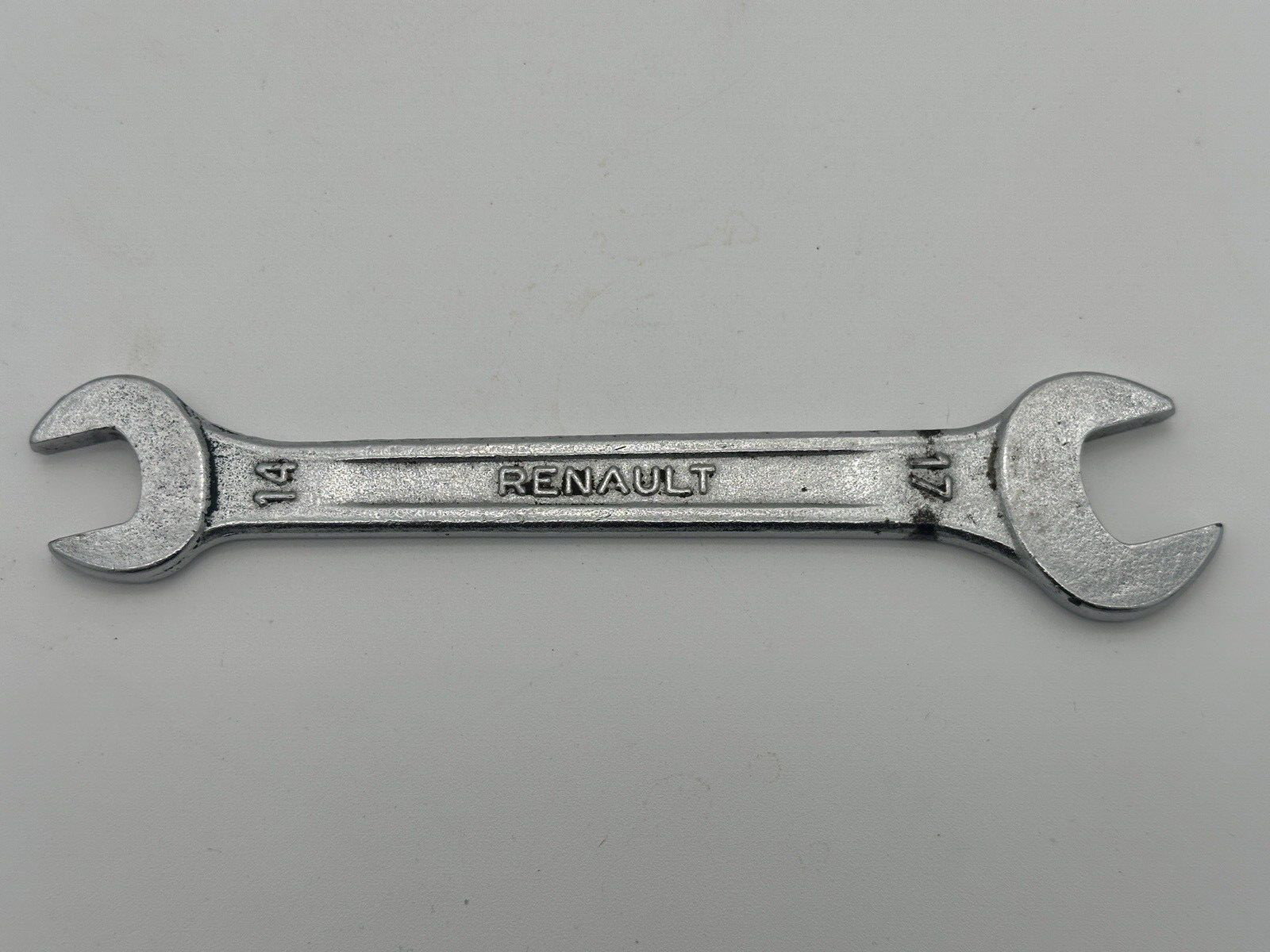 Vintage Renault 14mm/17mm Open Metric Wrench Original Tool Made In France 6.75″