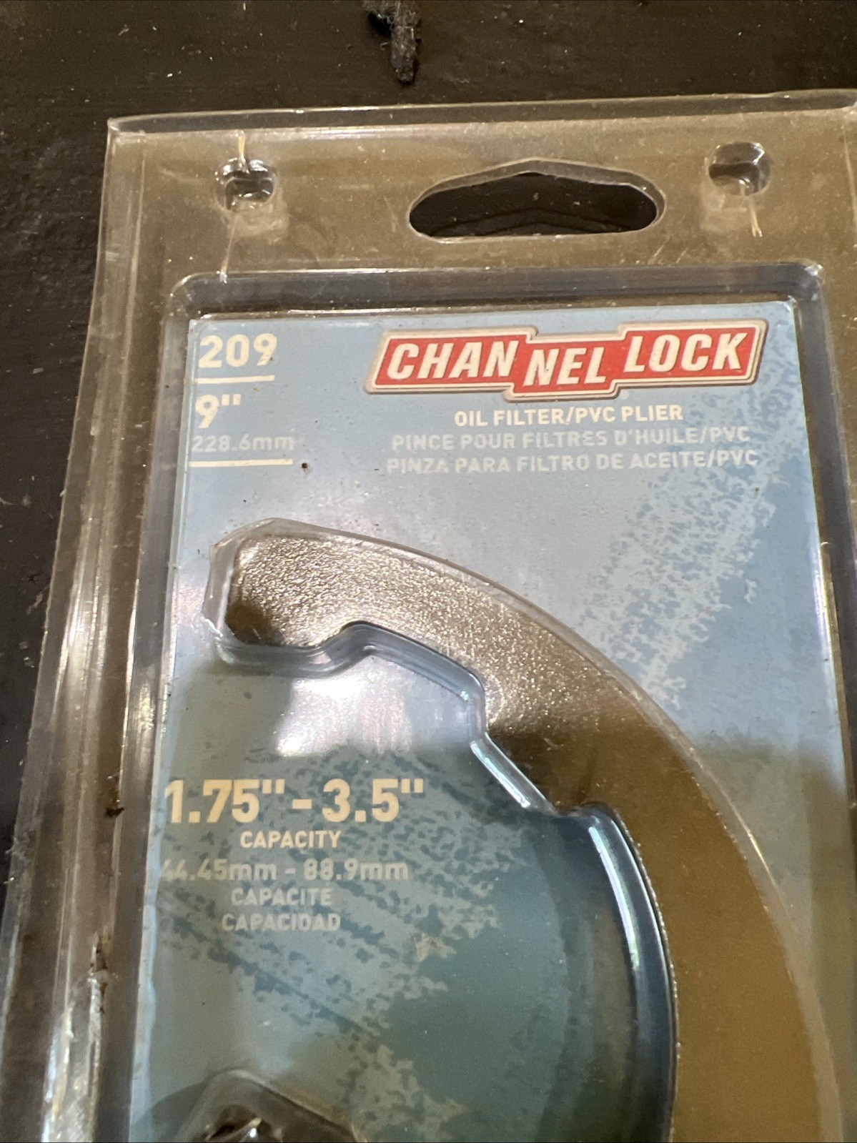 Channellock USA Made Complete At Of Oil Filter Pliers 209 212 215 2012 OF-1 NEW