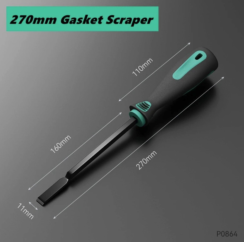 1pc Motorcycle Engine Gasket Scraper: Rust & Sealant Removal Cleaning Tool – NEW