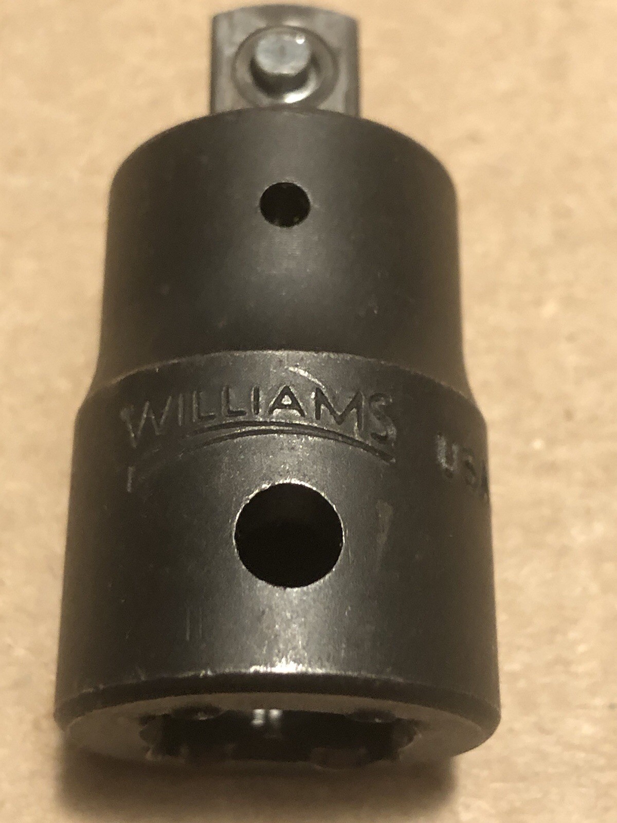 1/2″Drive-3/8″Drive Impact Adaptor Black Industrial Finish Williams®USA 4-2F