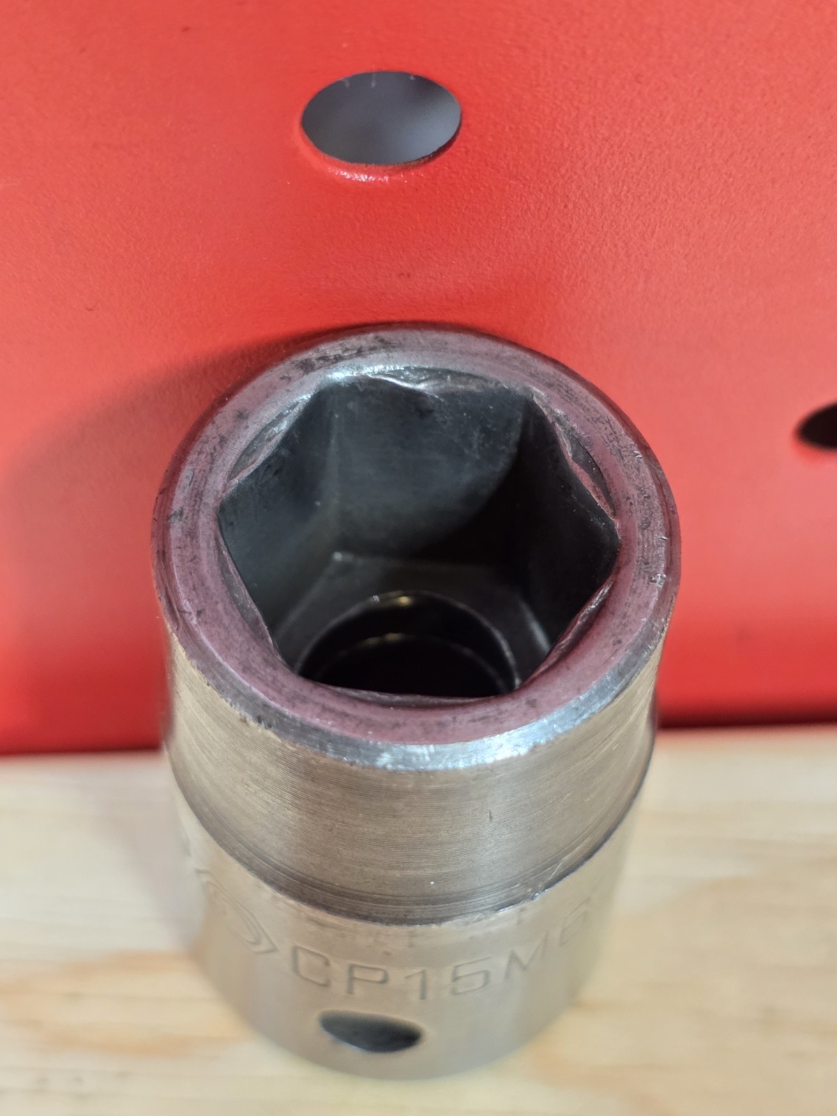 Matco Tools CP15M6 15mm Metric 1/2″ Drive Shallow 6-Point Impact Socket