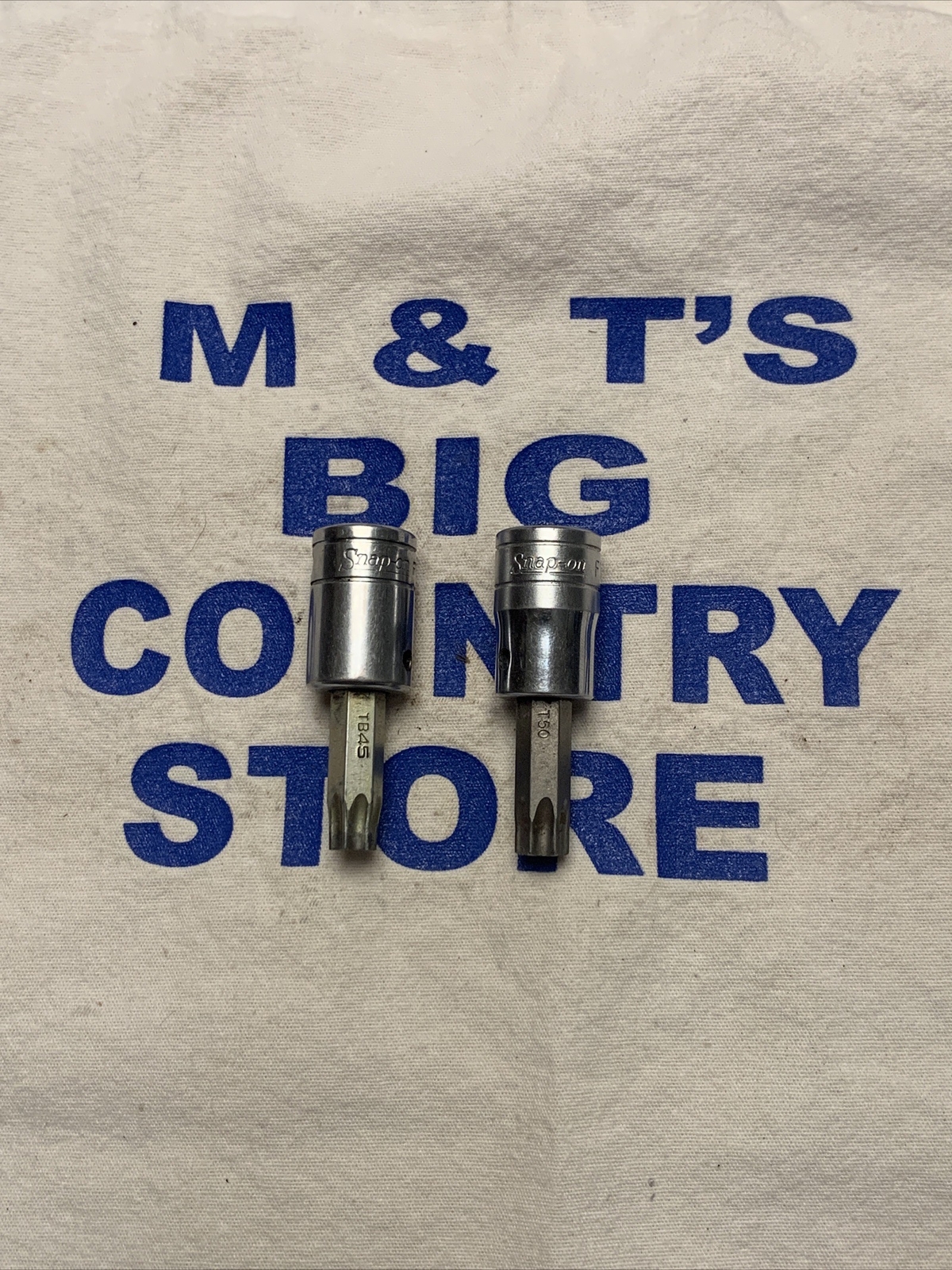 Snap-on Tools USA 3/8″ Drive T45 & T50 Std Torx Bit Chrome Socket Drivers