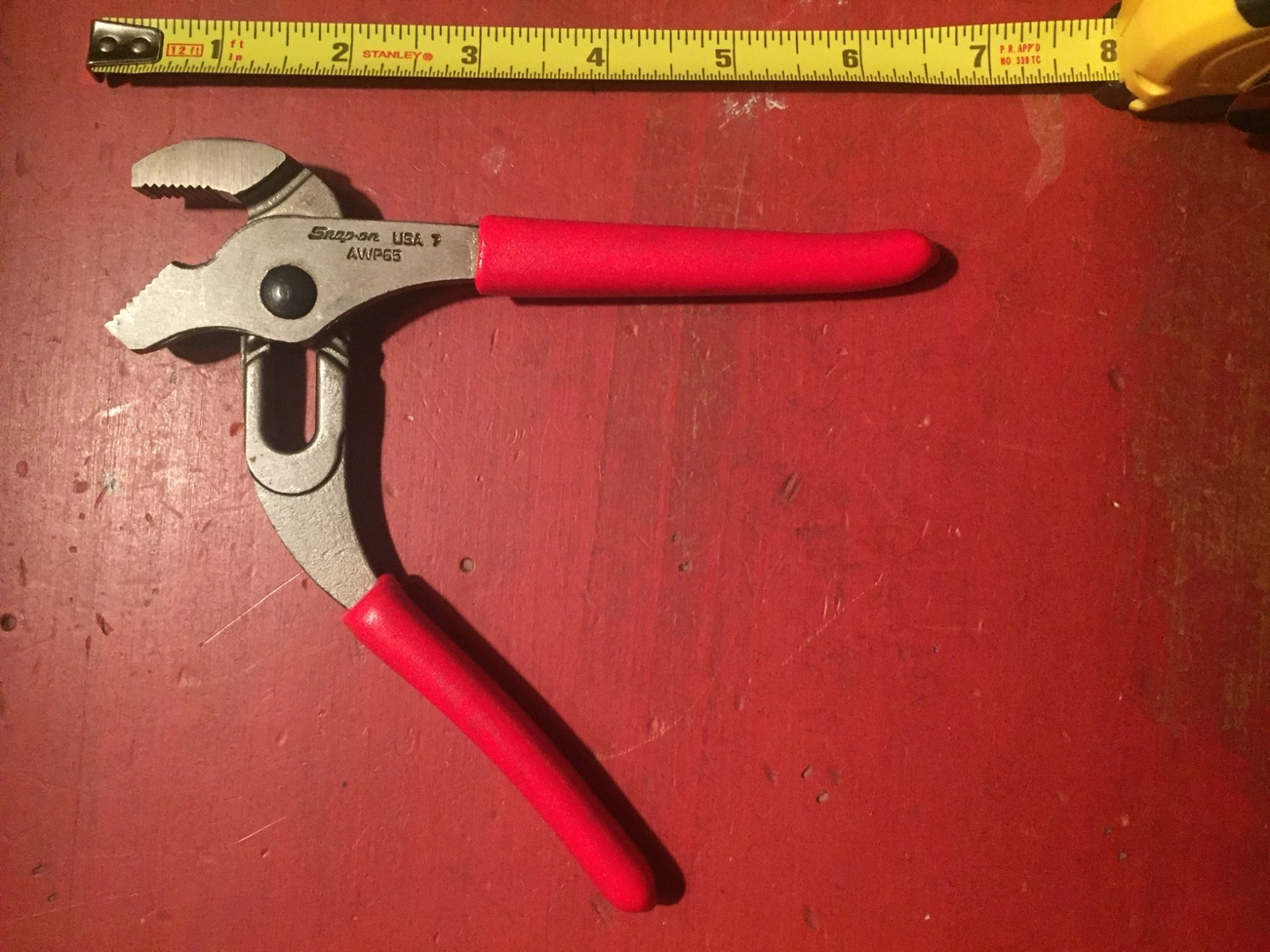 SNAP-ON Tools 7″ Soft Grip Adjustable Joint Plier AWP65. Made in USA, NEW Cheap!