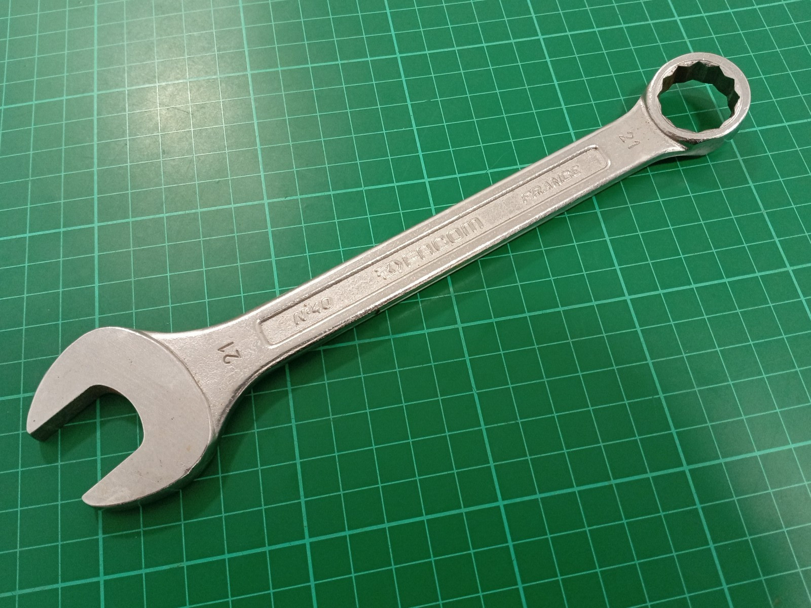 Facom No40, 21mm Vanachrome, Combination Spanner, Made In France