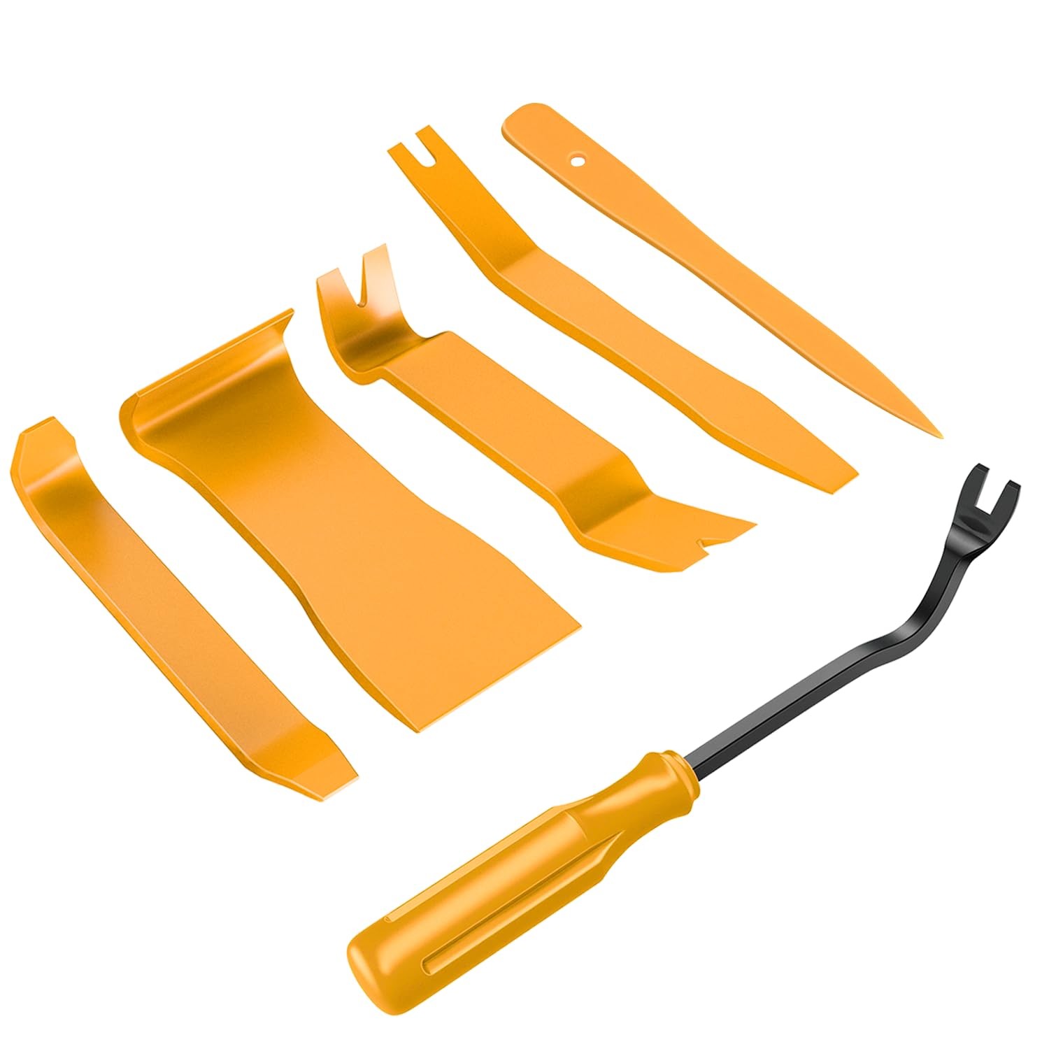 Auto Trim Removal Tool Kit 6PCS NoScratch Fastener and Molding Tools