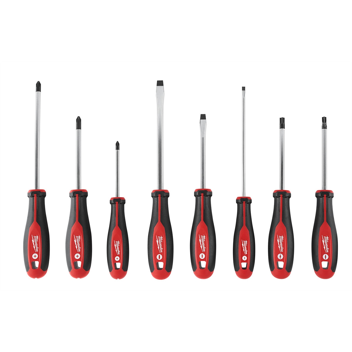 Milwaukee Tool 8 Piece Screwdriver Set with ECX 48-22-2708
