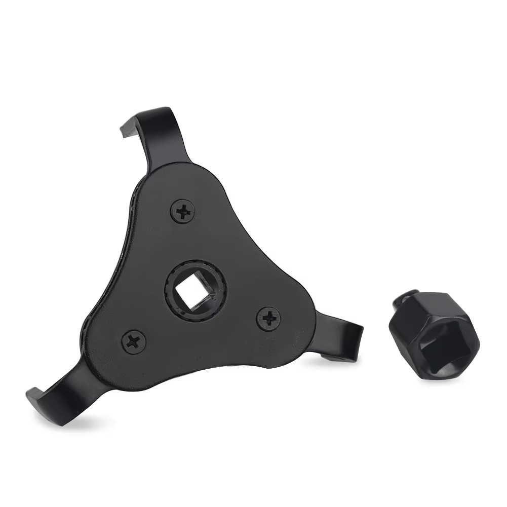 Universal Adjustable Oil Filter Wrench 55-115mm Three Claw FREE GLOVES