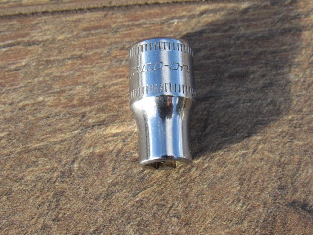 SNAP ON 6MM TMM6 1/4″ DRIVE METRIC 6 PT SHALLOW CHROME SOCKET 6 MM TMM ID MARK