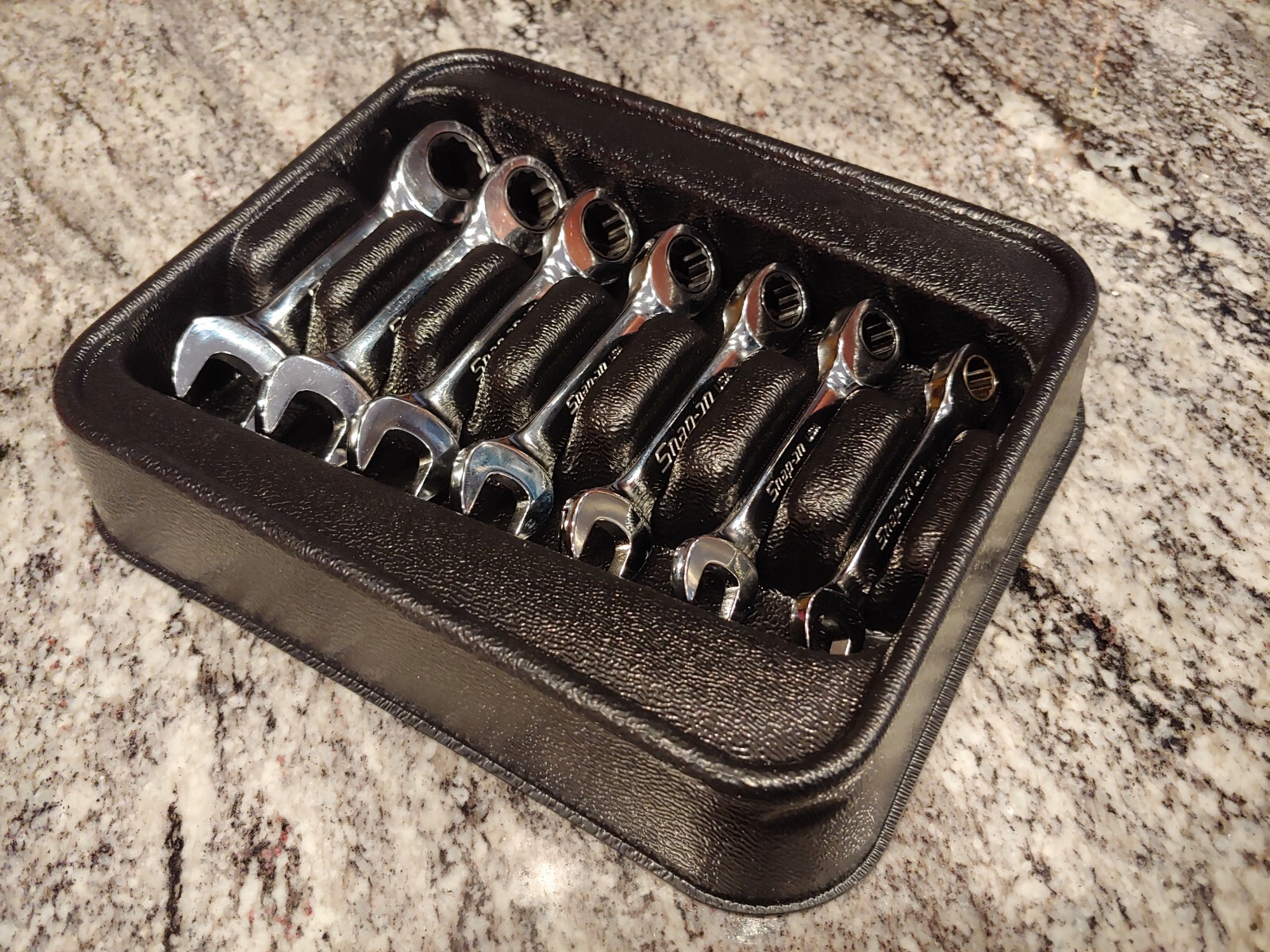 Snapon Tools 7 pc 12-Point Metric Flank Drive 0° Offset Short Ratcheting…