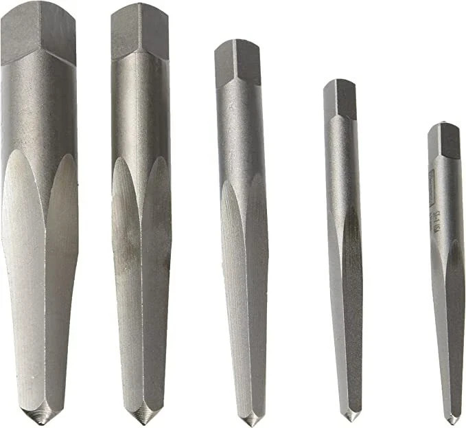 Irwin 52635 Hanson 5pc Straight Flute Screw Extractor Set NEW FREE SHIPPING