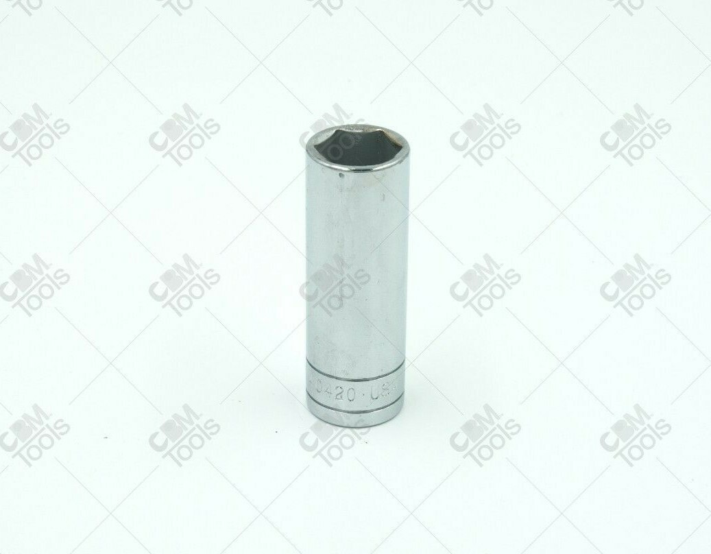 SK Hand Tools 40420 3/8″ Dr. 5/8″ 6pt Deep Fractional Chrome Socket
