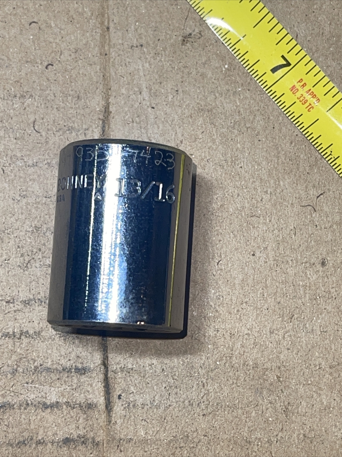 BONNEY USA A26 13/16 In SAE 1/2” Drive 12 Point Socket