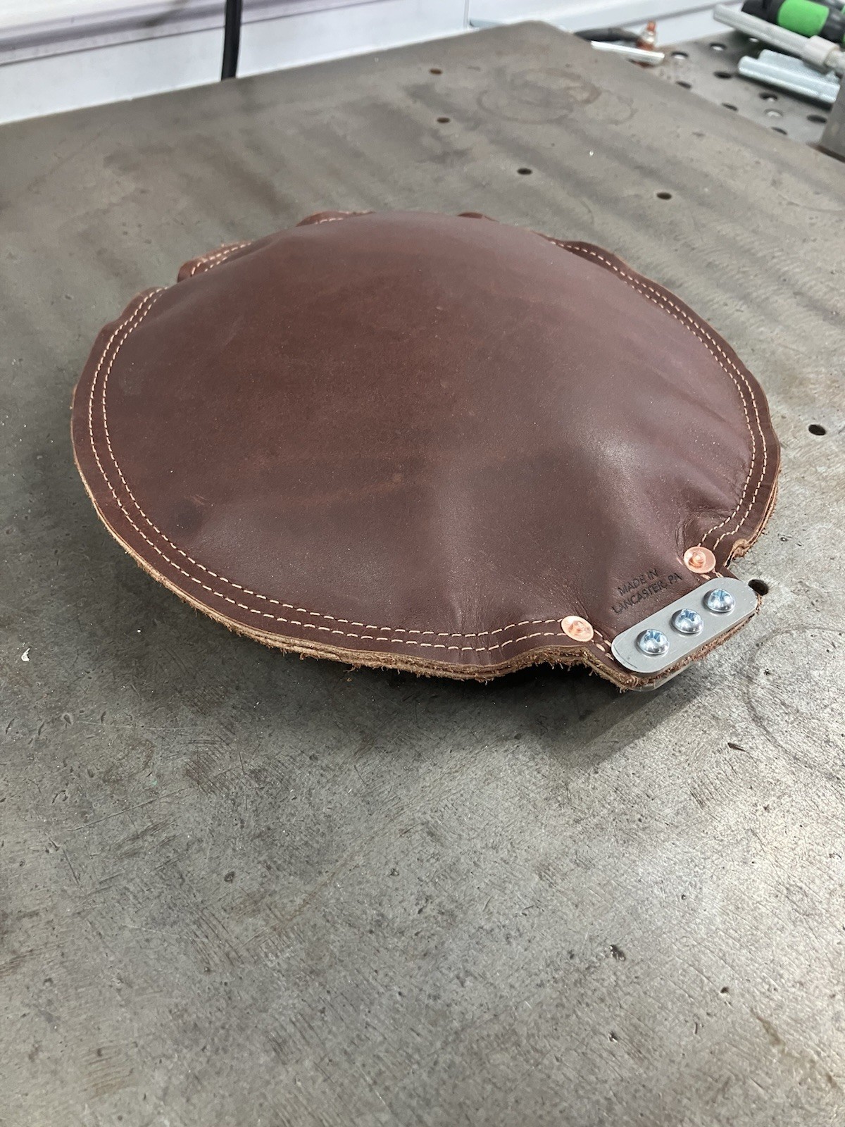 10″ LEATHER PANEL BEATER BAG, SHOT BAG, SAND DOLLY,AUTO BODY, METAL SHAPING