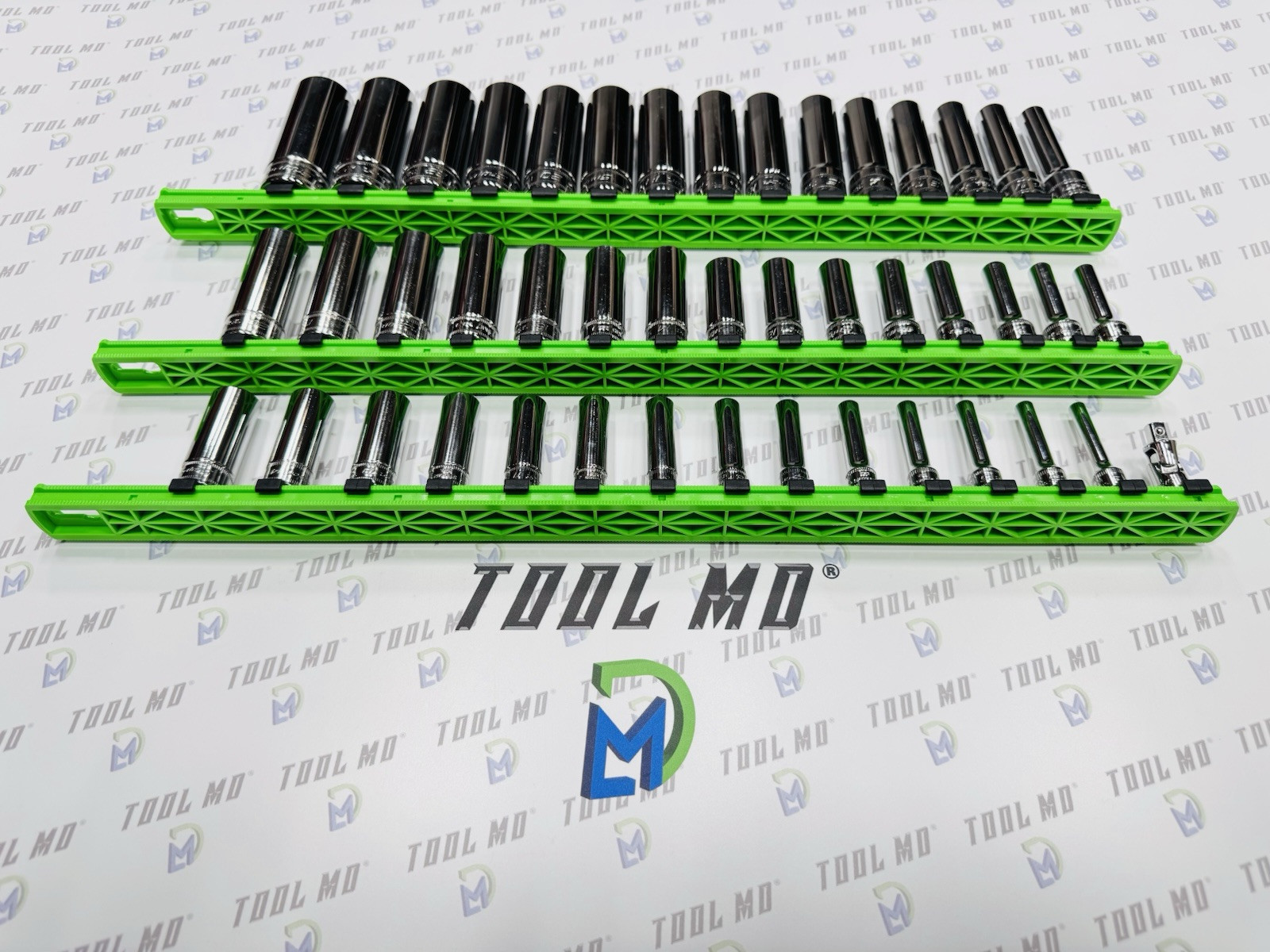 Snap-on Tools NEW 45pc Metric Mix Drive 6pt DEEP Socket Set 112STMMY 212SFSMY