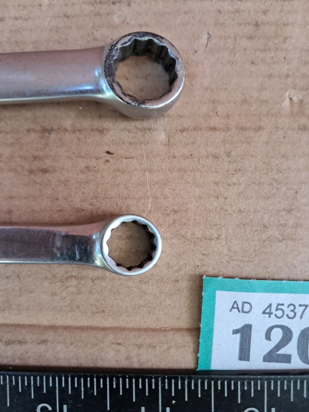 2 Pieces of Snap On Combination OEXM 10 & 13mm Spanners in Good Used Condition