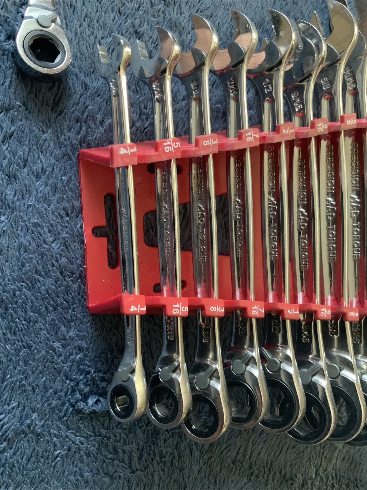 Mac Tools Ratcheting Precision Torque Wrench Set…sae….missing1..….12pc Set