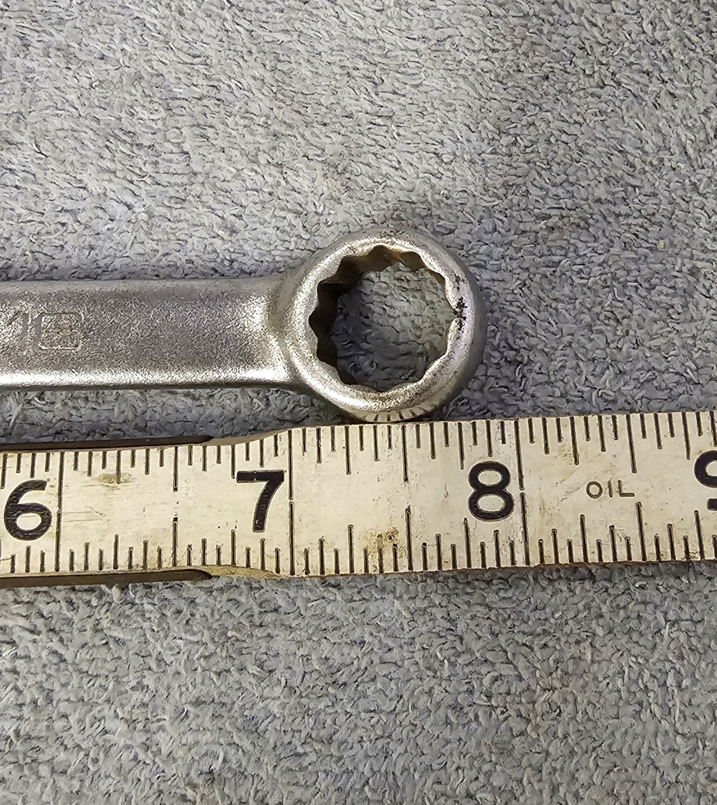 🇺🇸Wright 1116 9/16″ Combination Wrench 12 Point Satin Finish 8″ Long